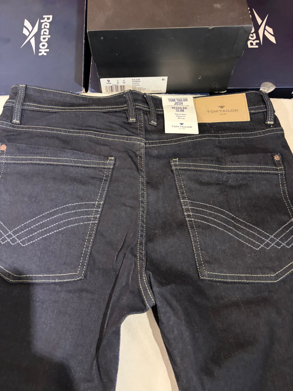 Jean Tom Tailor Josh Regular Homme Bleu Brut – Neuf avec étiquettes – Taille 31/32
