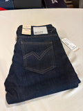 Jean Tom Tailor AEDAN Straight Homme Bleu Denim Brut 30/32 Neuf avec Étiquettes