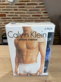 Calvin Klein Cotton Stretch 3 Pack Boxers Homme Noir Bleu Taille S Neuf