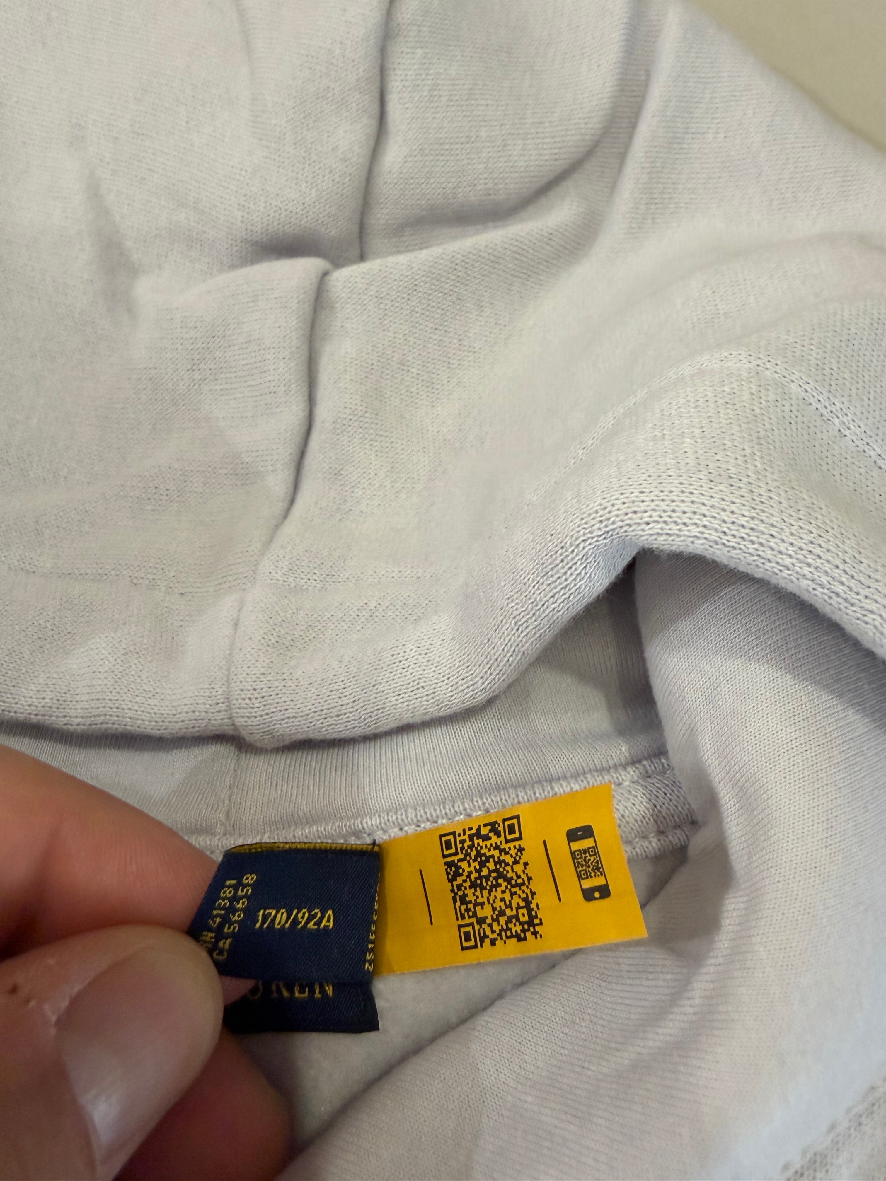 Polo Ralph Lauren – Sweat à Capuche Homme Gris Perle Soft Grey Brodé – Taille S