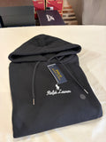 Polo Ralph Lauren Sweat à Capuche Homme Noir Logo Brodé Signature Taille L