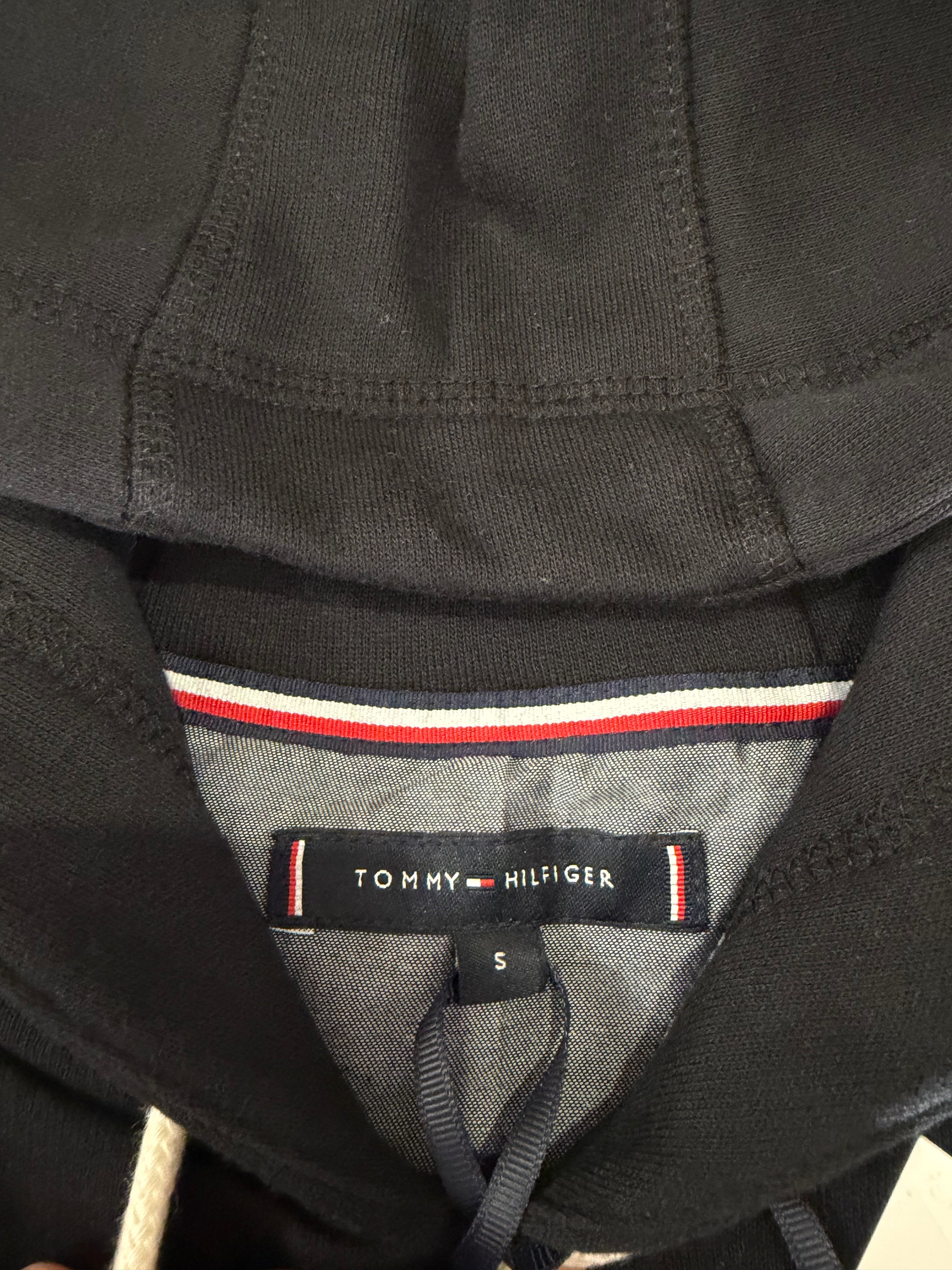 Sweat à capuche Tommy Hilfiger Logo Hoody Noir Homme Taille S