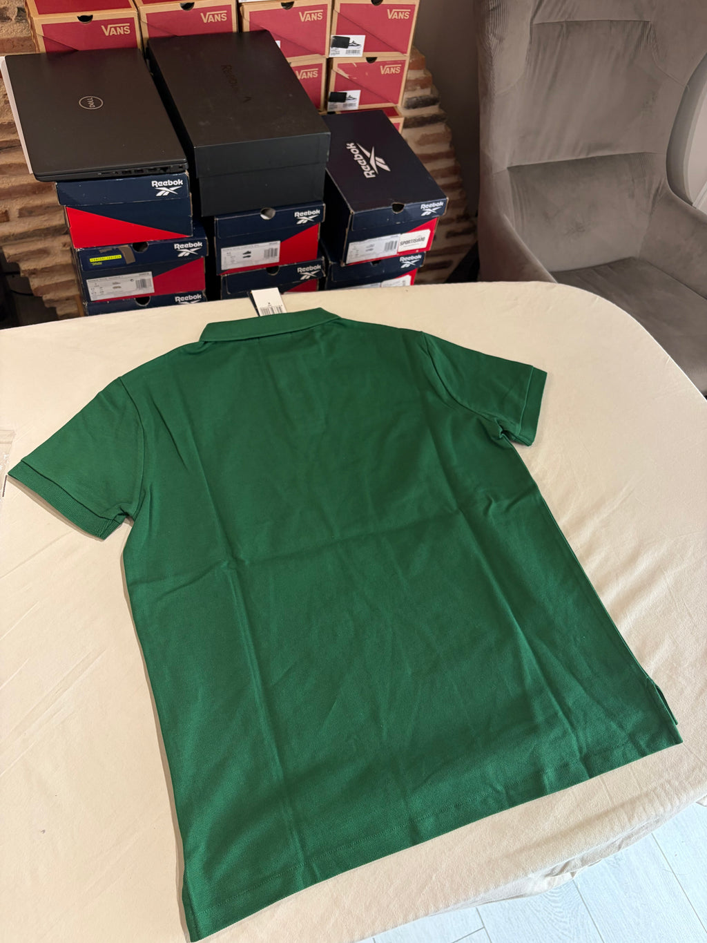 Polo Ralph Lauren Custom Slim Fit Vert Logo Violet Homme Taille M – Neuf avec étiquette