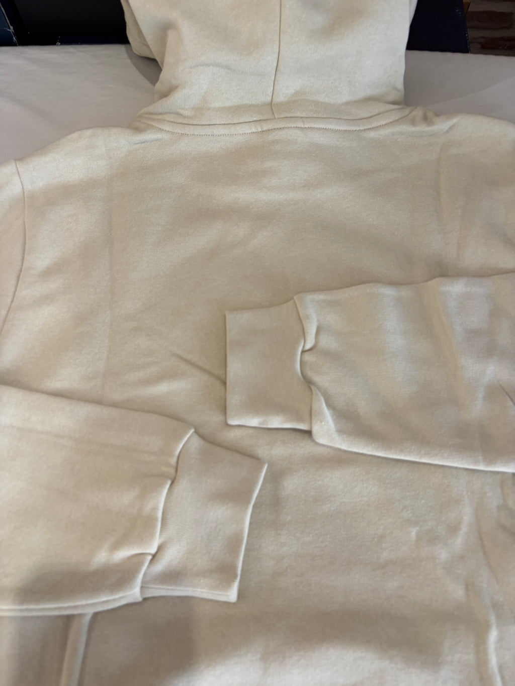 Sweat à capuche BOSS Wetalk Natural Homme L - Logo ton sur ton - Neuf