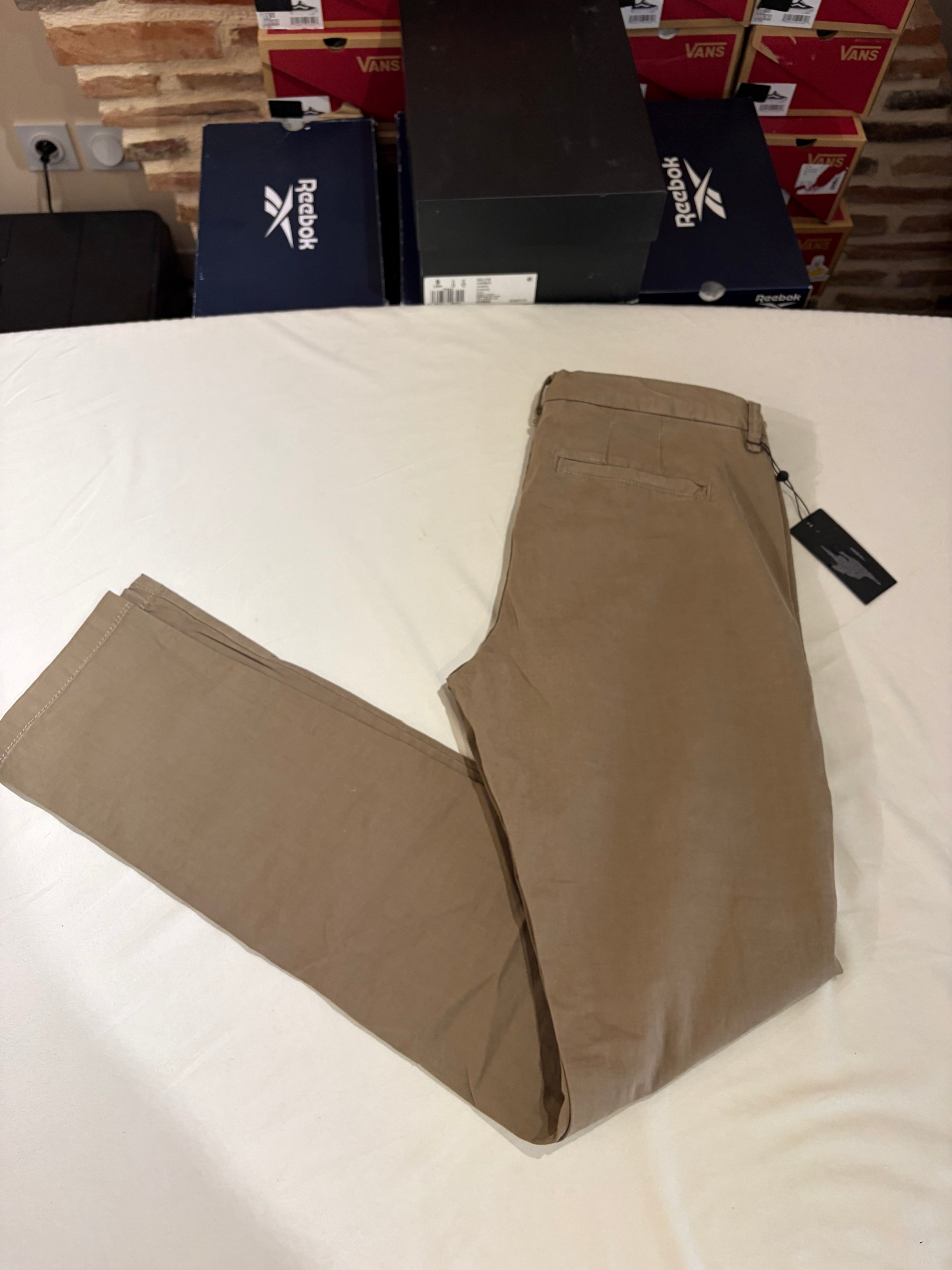 Pantalon Chino Only & Sons Homme Beige Sable – Taille 30/32 – Neuf avec étiquette