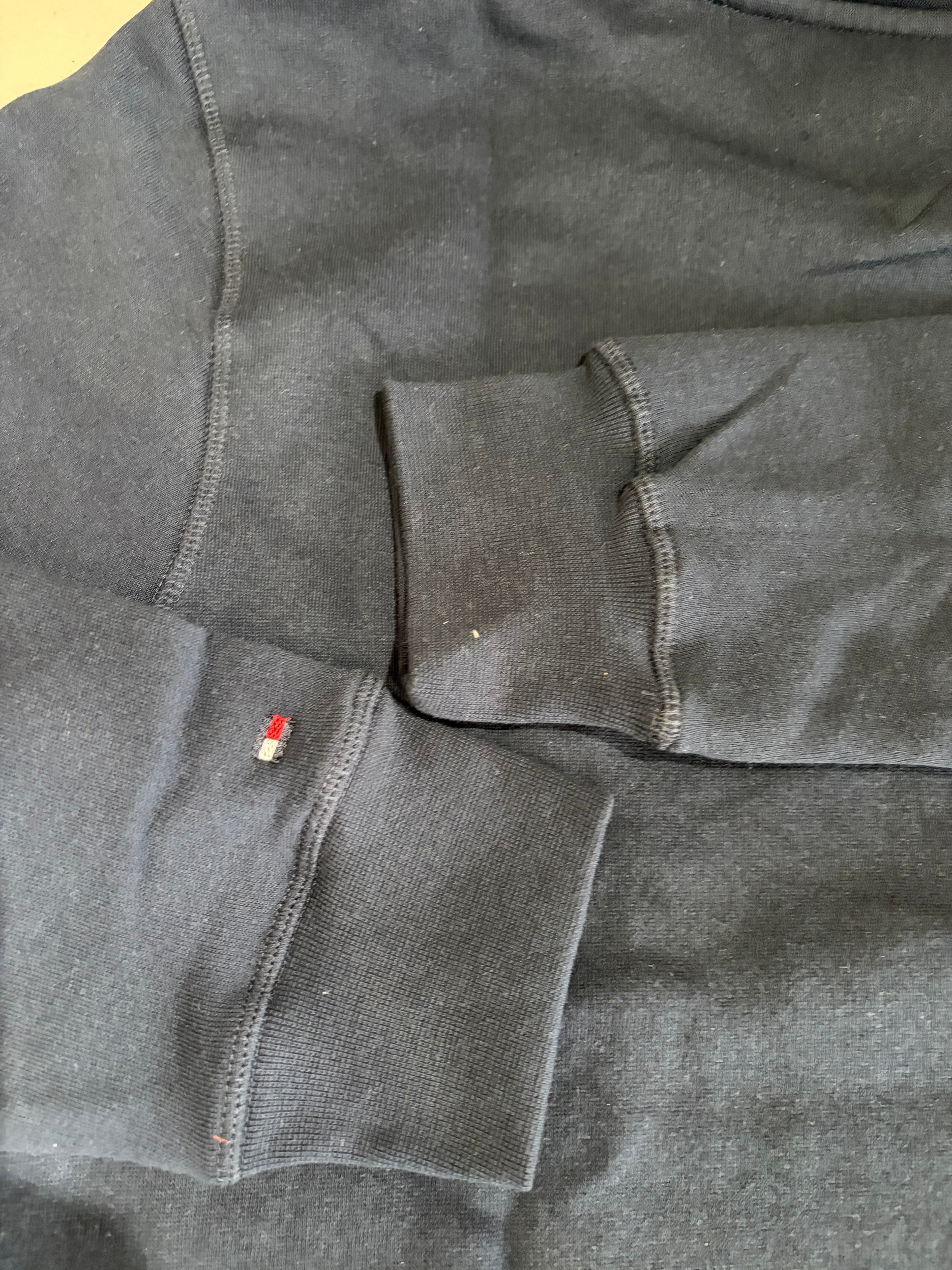 Sweat à Capuche Tommy Hilfiger Bleu Marine Logo Brodé Homme XXL