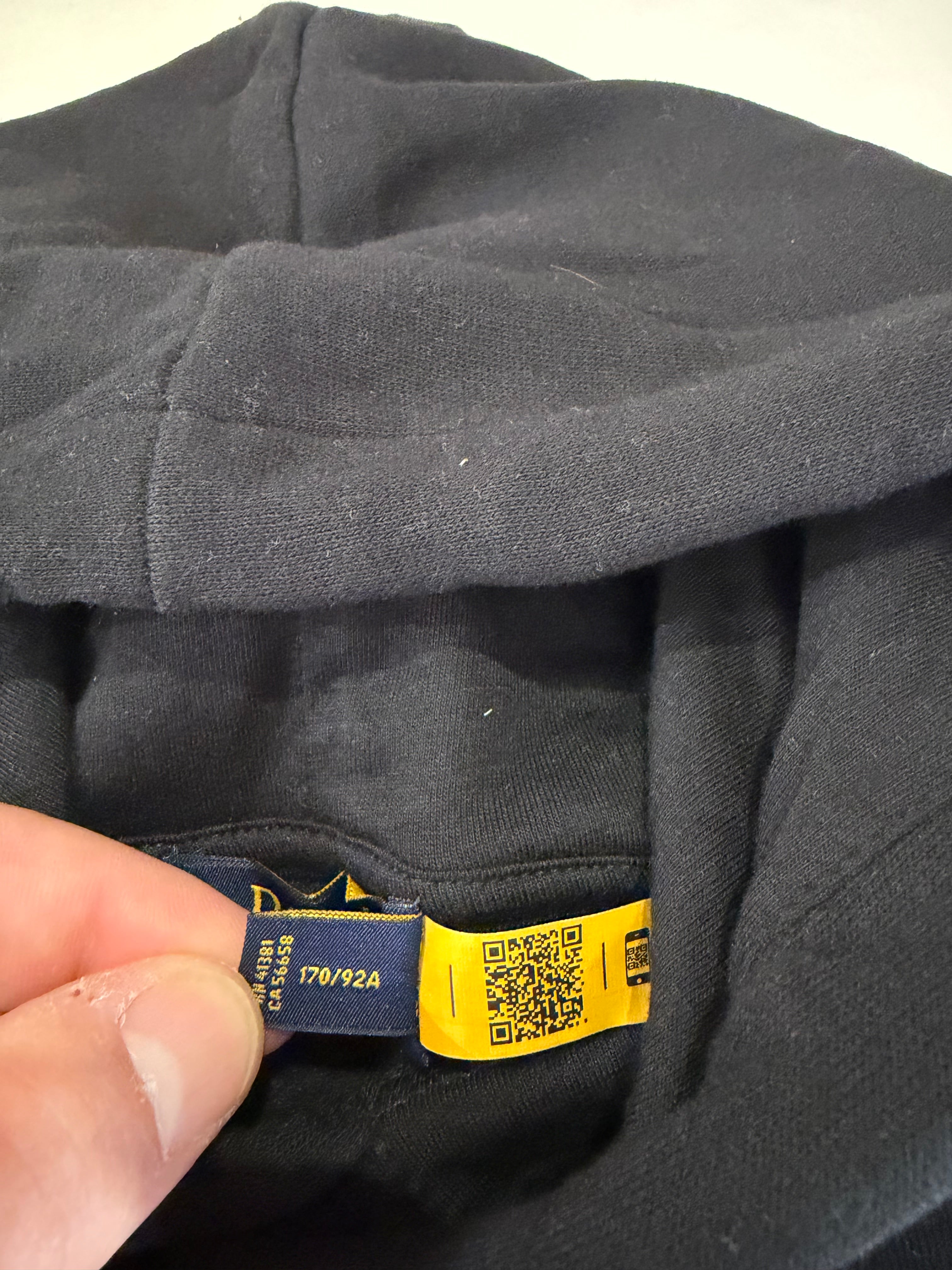 Polo Ralph Lauren Sweat à Capuche Homme Noir Logo Brodé Signature Taille L