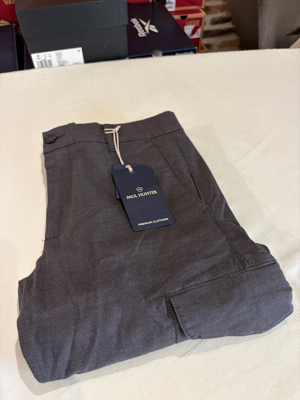 Paul Hunter Mason Cargo Homme Marron W29 L32 Neuf avec Étiquette