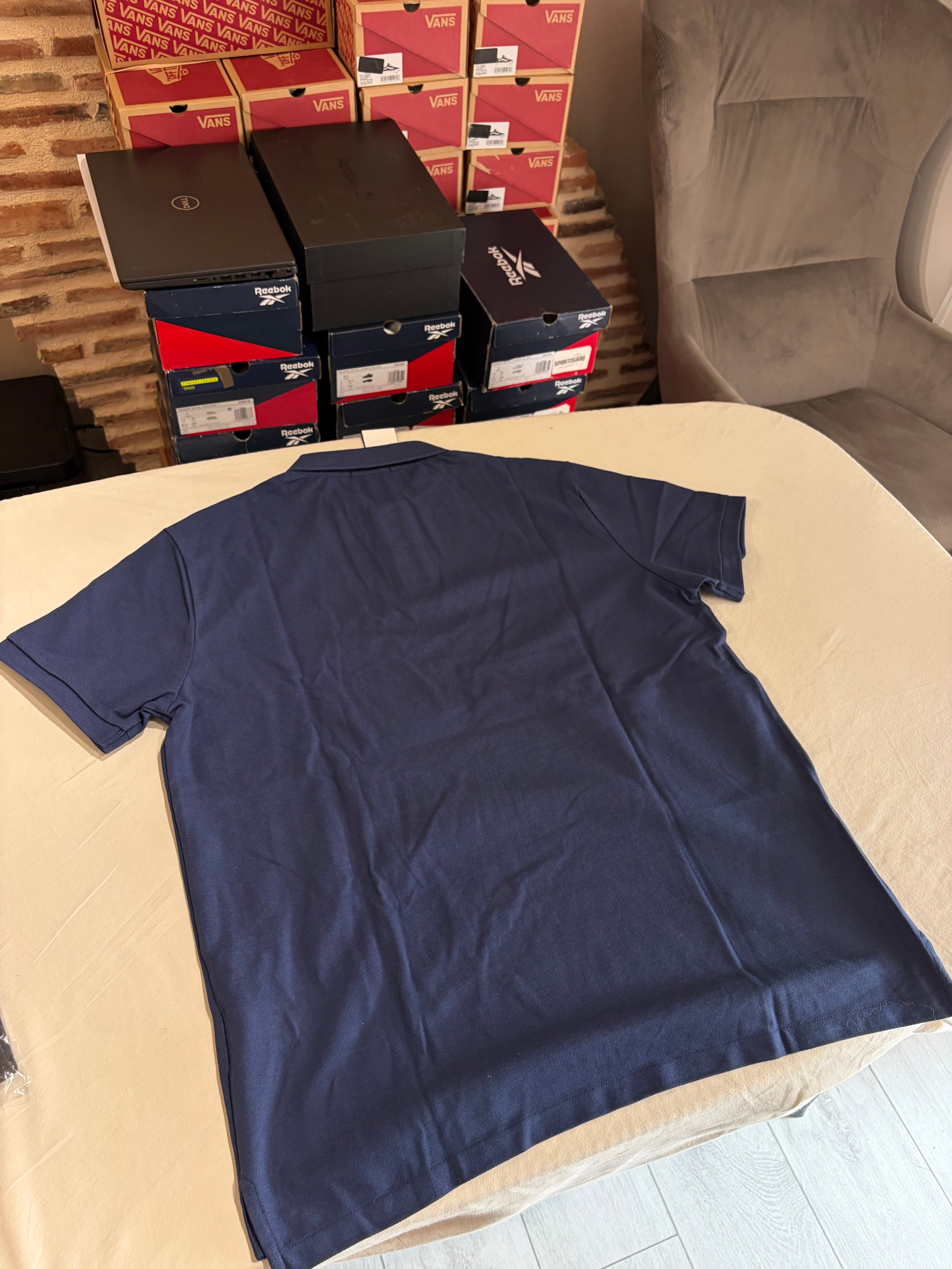 Polo Ralph Lauren Custom Slim Fit Bleu Marine Logo Rouge Homme Taille XXL – Neuf avec étiquette