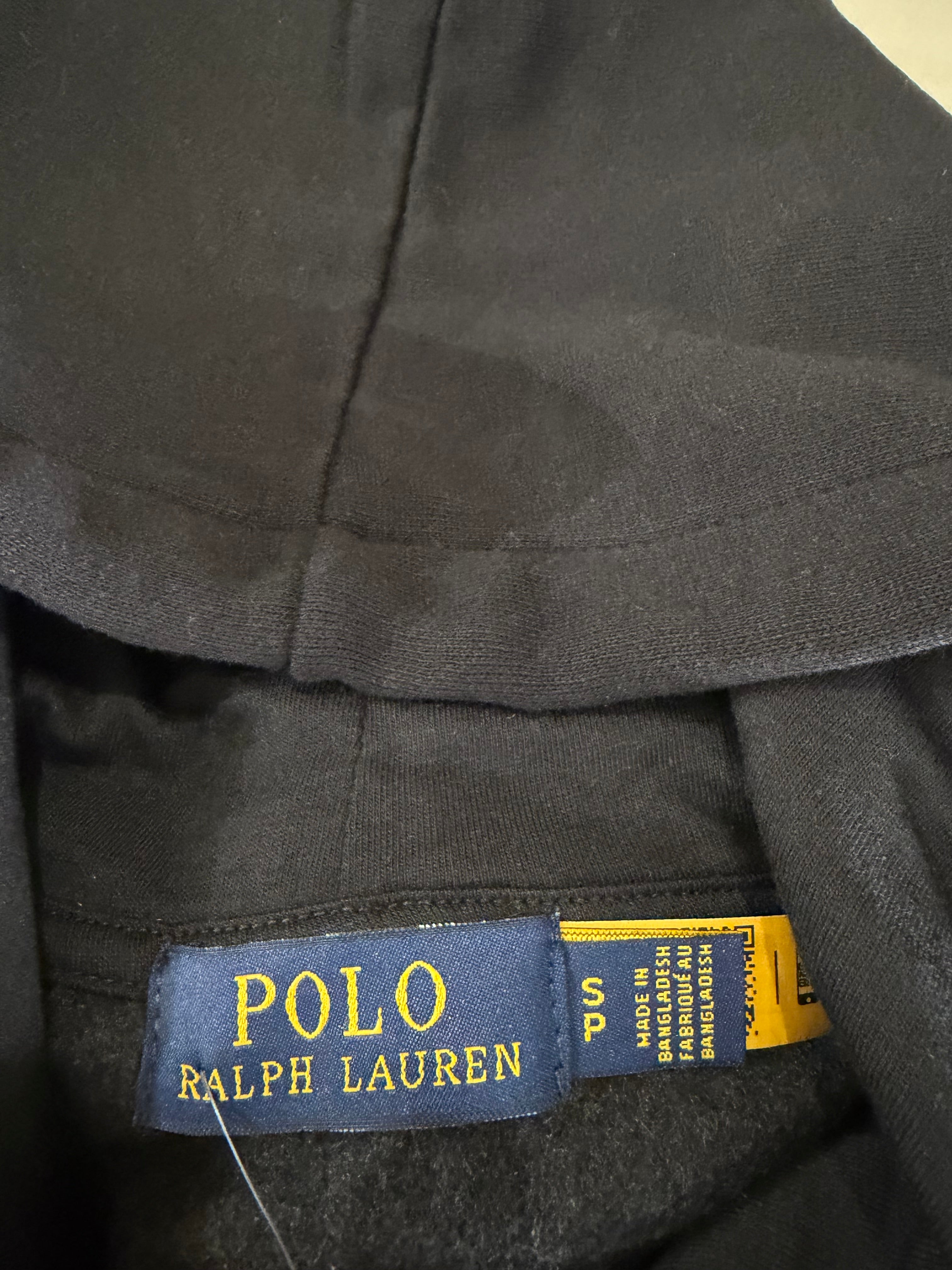 Sweat à capuche Polo Ralph Lauren Logo Double-Knit Noir Homme Taille S