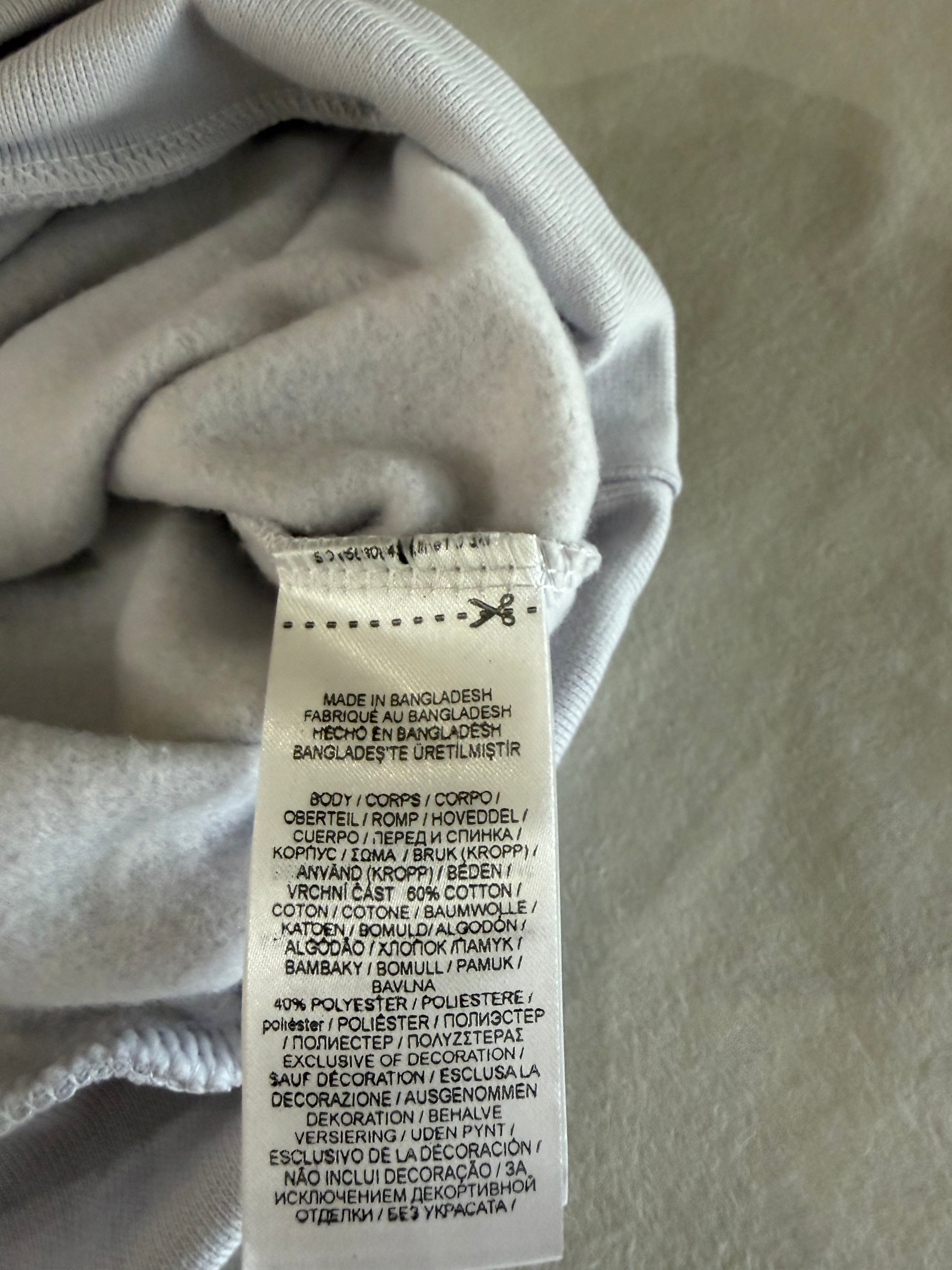 Sweat à capuche Polo Ralph Lauren Logo Double-Knit Gris Perle Homme Taille XL