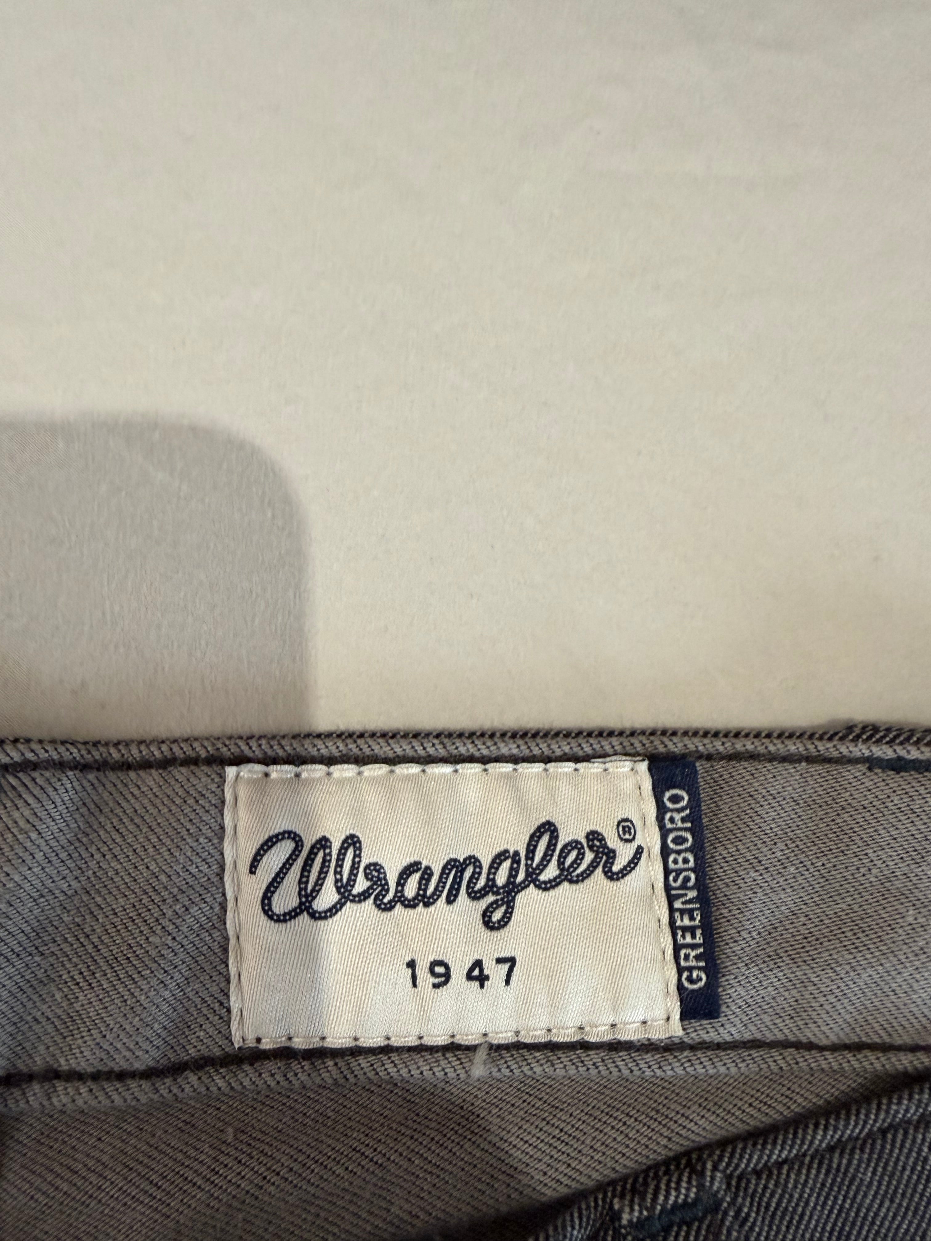 Jean Wrangler Greensboro Modern Straight Homme Gris W34 L34 Neuf