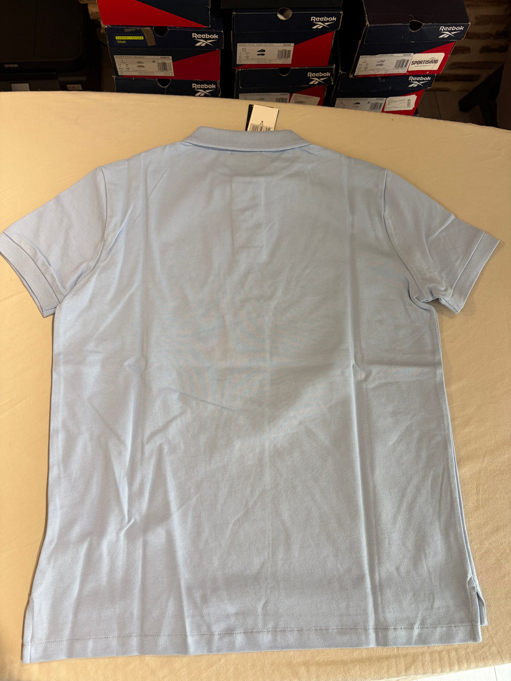Polo Ralph Lauren Custom Slim Fit Bleu Ciel Logo Blanc Homme Taille M – Neuf avec étiquette
