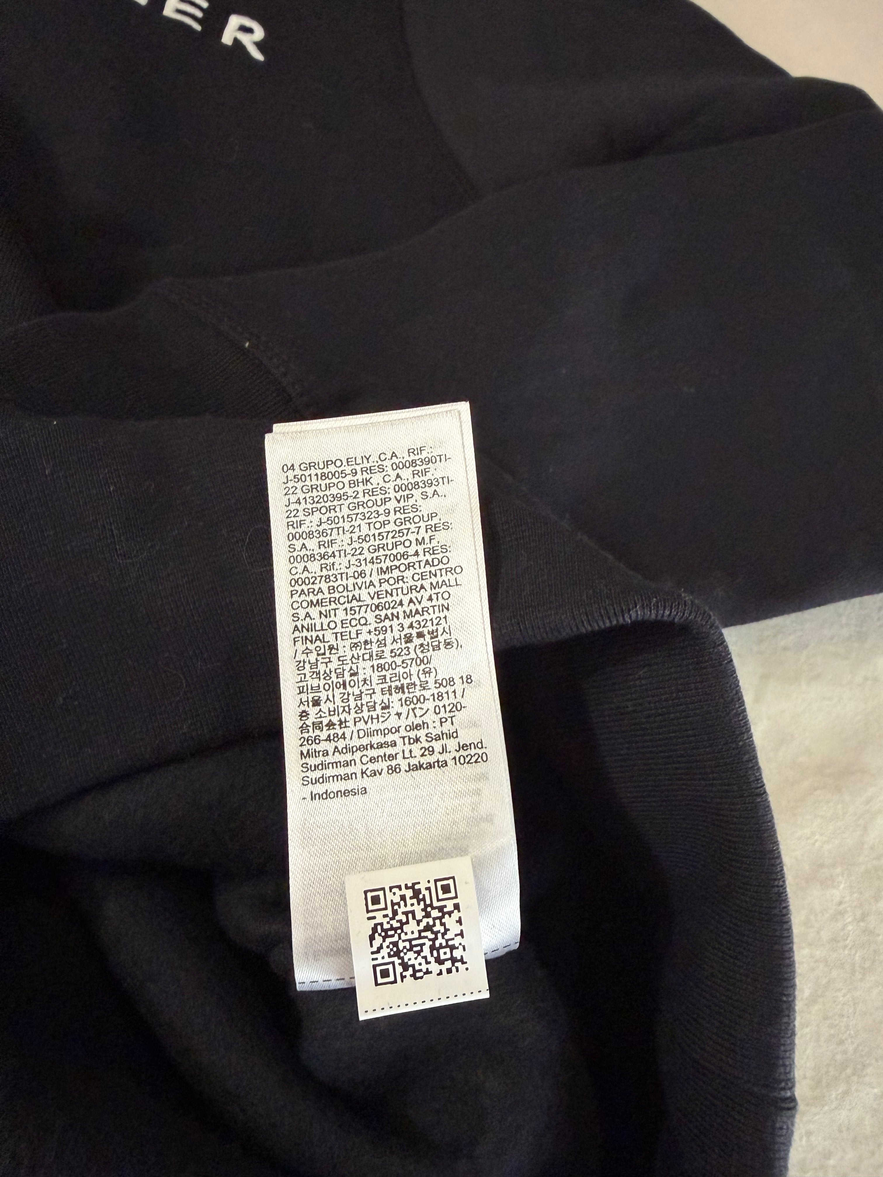 Tommy Hilfiger Sweat à Capuche Homme Logo Brodé Noir MW0MW10752 Taille L