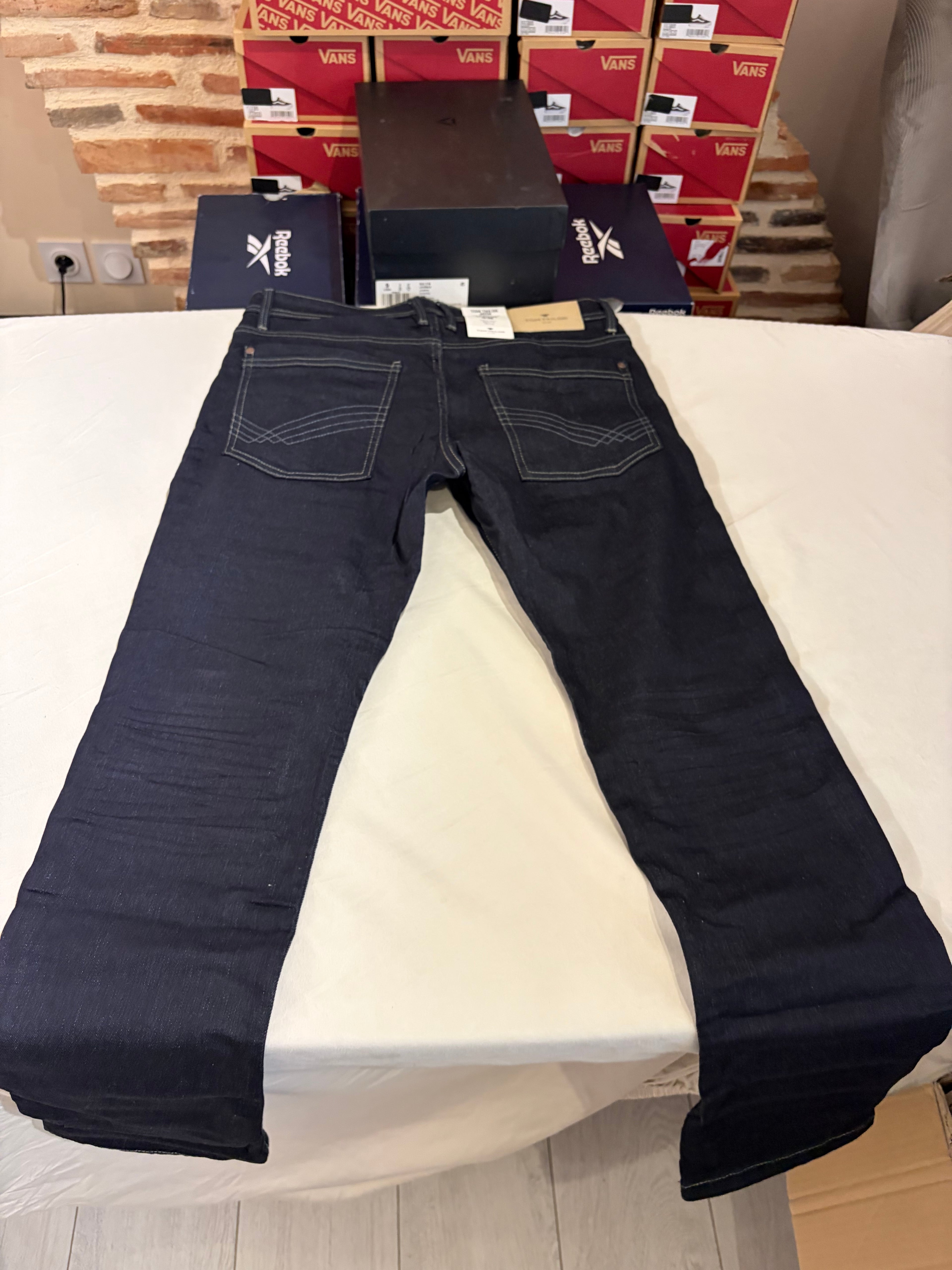 Jean Tom Tailor Josh Regular Homme Bleu Brut – Neuf avec étiquettes – Taille 31/32