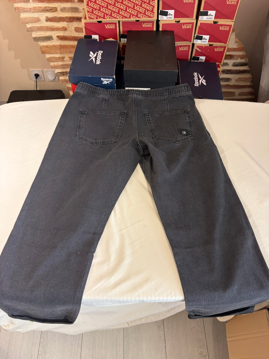 Jean Tom Tailor Denim Loose Fit Homme Gris Délavé Taille XL Neuf avec Étiquettes