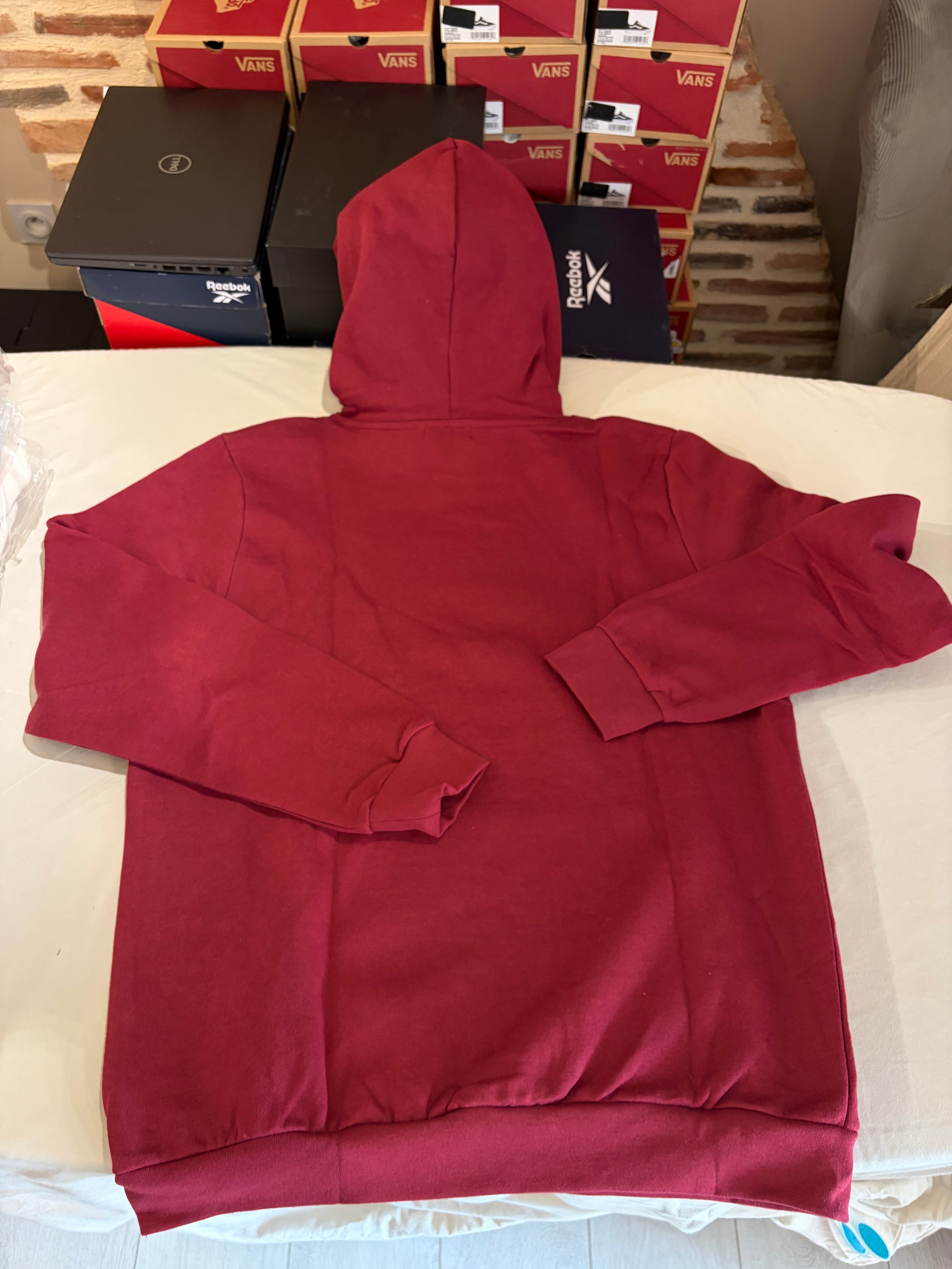 Sweat à capuche Polo Ralph Lauren Homme Bordeaux Classic Wine Taille XXL - Logo Brodé - Neuf