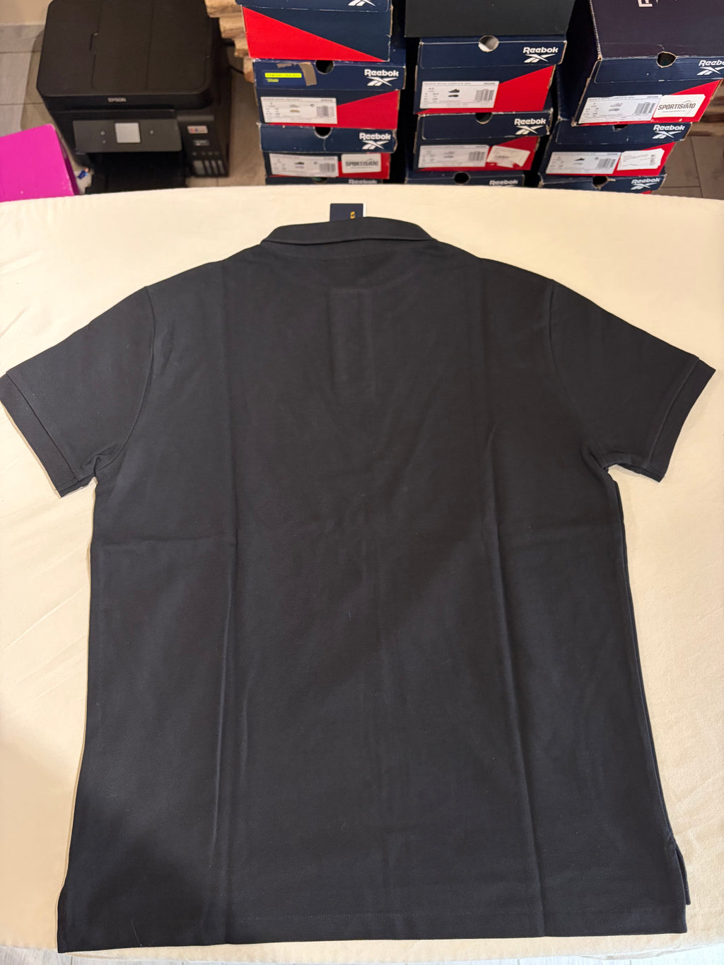 Polo Ralph Lauren Custom Slim Fit Homme Noir Logo Rouge – Taille L – Neuf avec étiquette