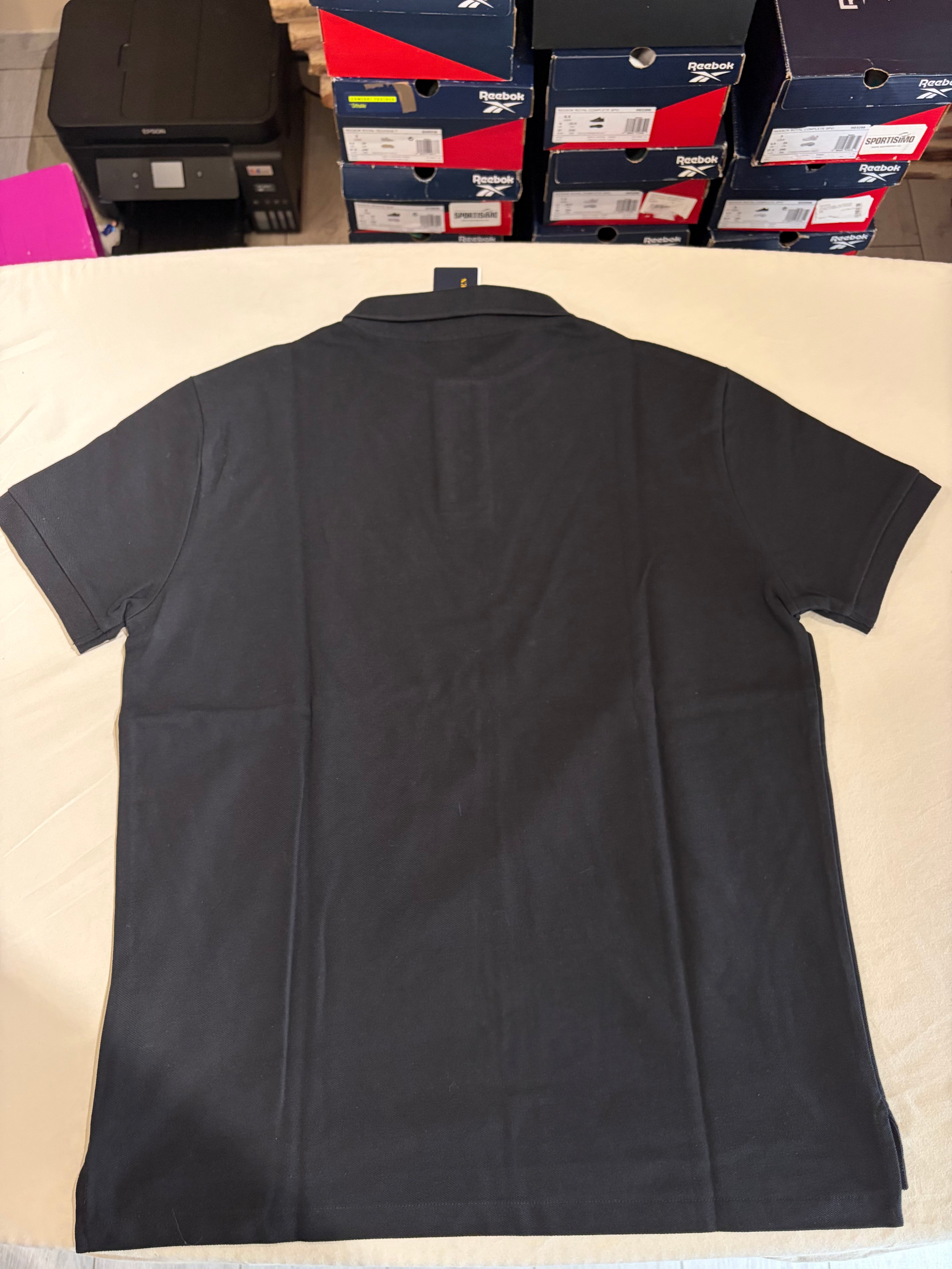 Polo Ralph Lauren Custom Slim Fit Homme Noir Logo Rouge – Taille L – Neuf avec étiquette