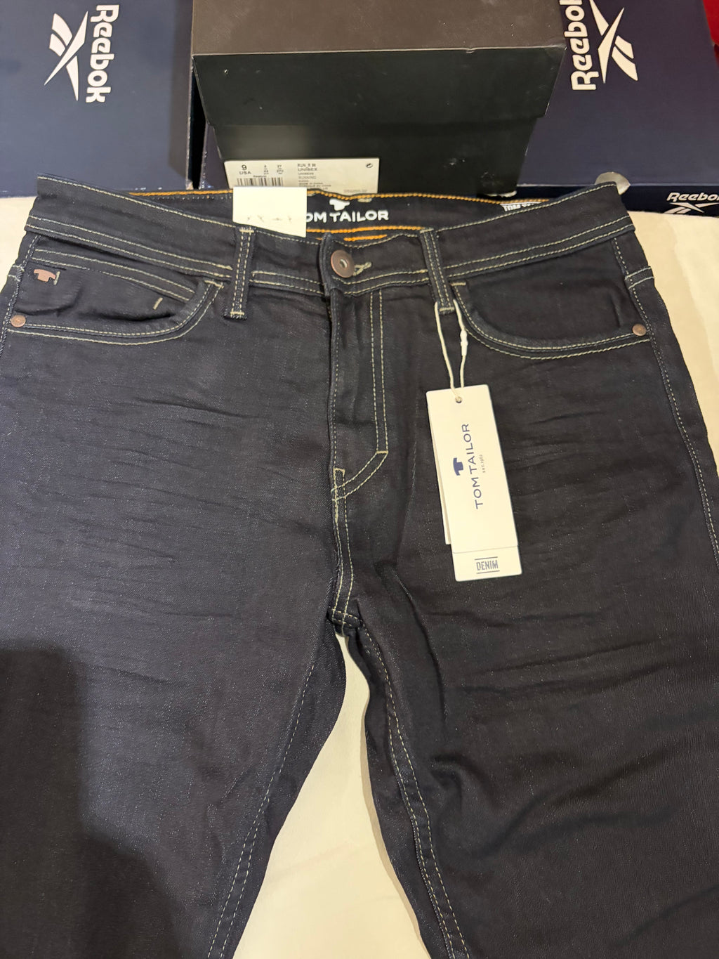 Jean Tom Tailor Josh Regular Slim Homme Bleu Brut – Neuf avec étiquettes – Taille 31/32