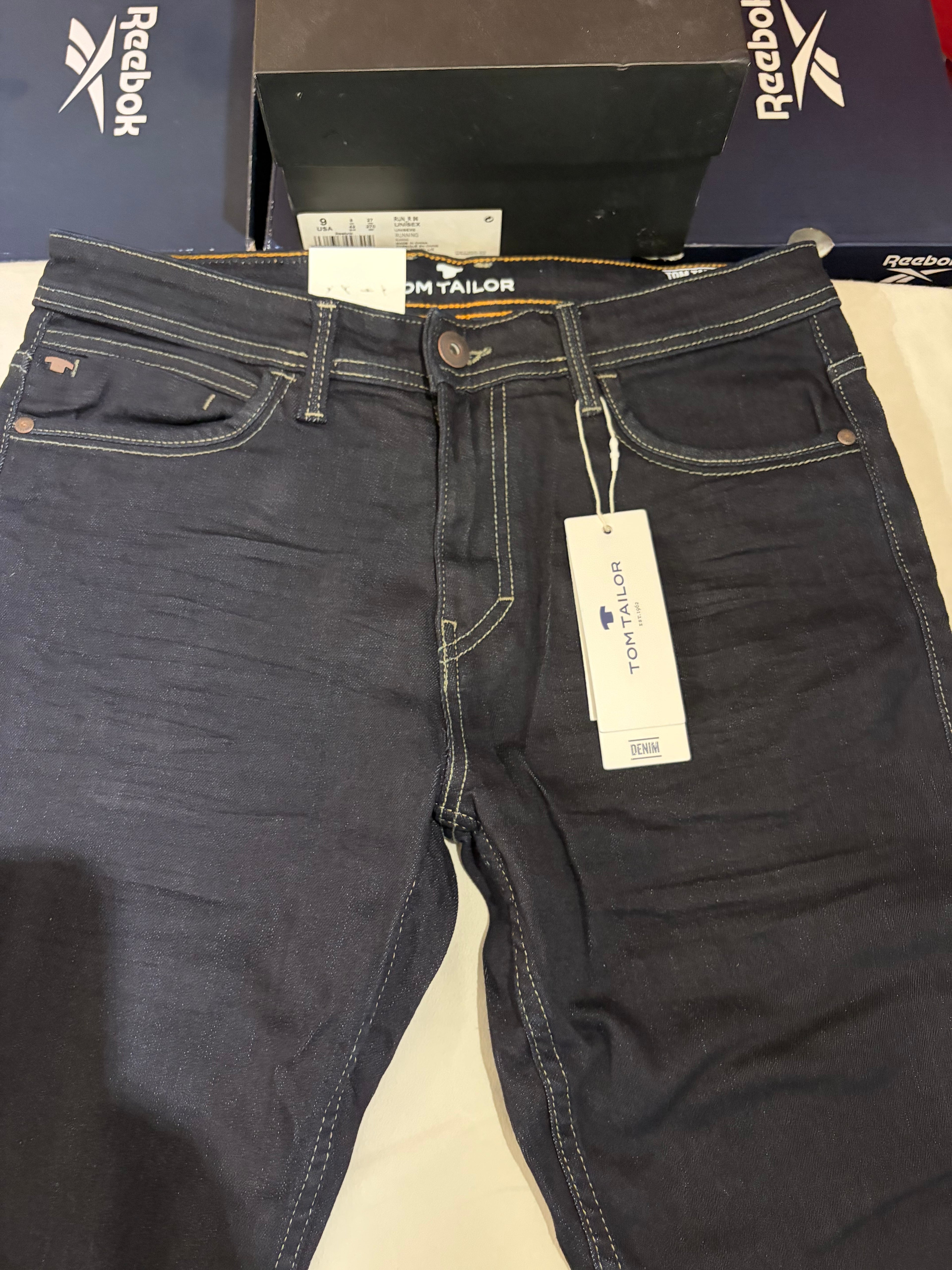 Jean Tom Tailor Josh Regular Slim Homme Bleu Brut – Neuf avec étiquettes – Taille 31/32