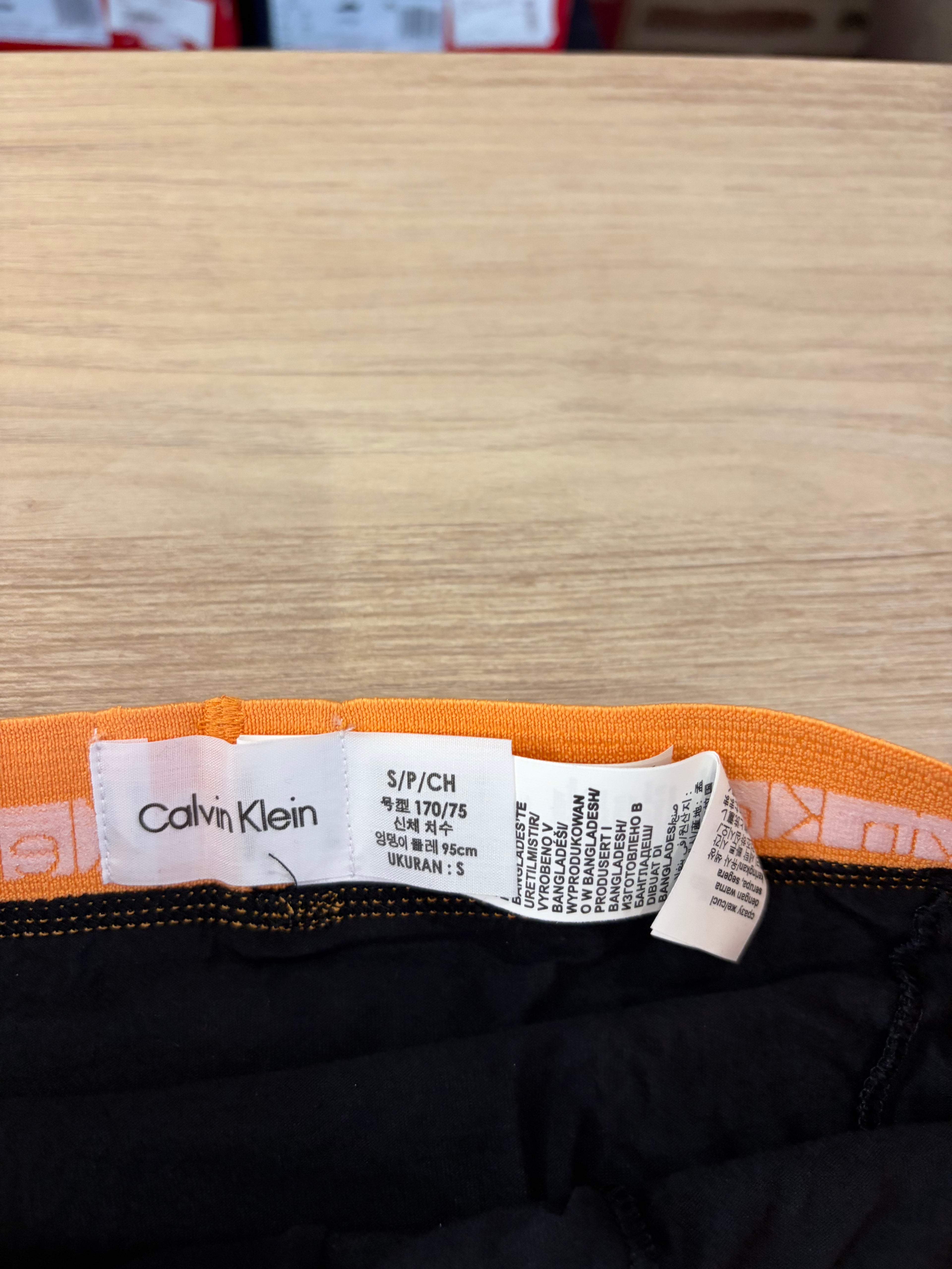 Calvin Klein Cotton Stretch 3 Pack Boxer Homme Noir Taille S Neuf