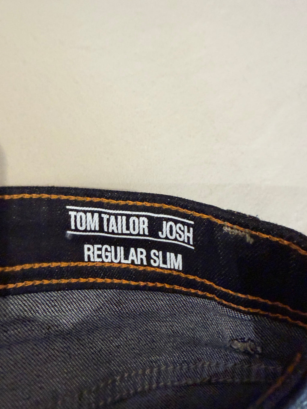 Jean Tom Tailor JOSH Regular Slim Homme Bleu Denim Brut 30/32 Neuf avec Étiquettes