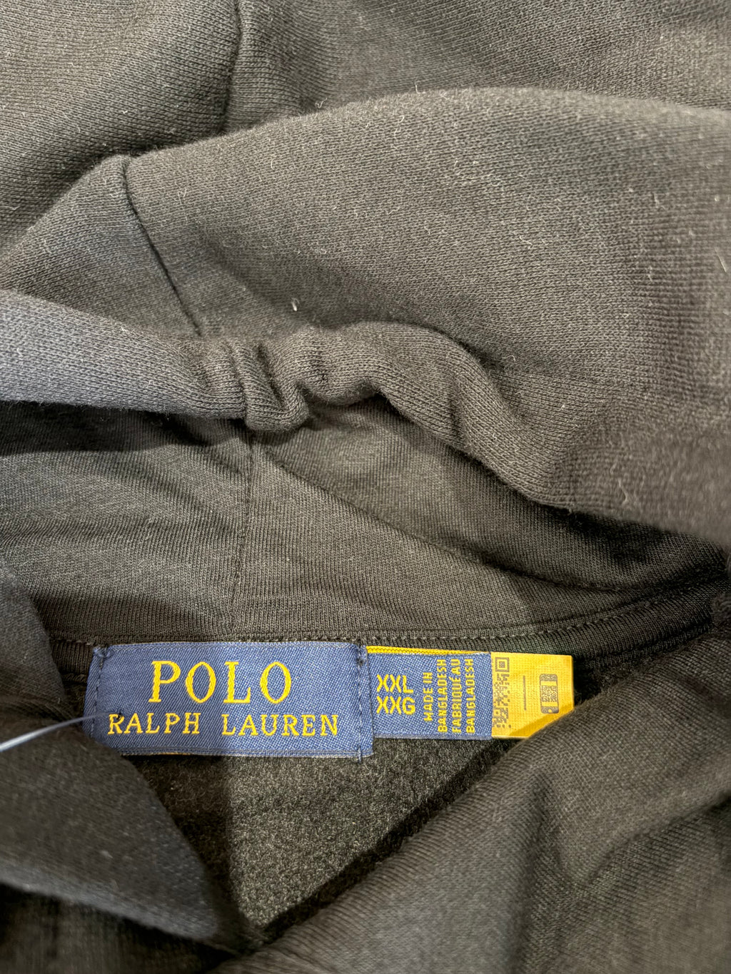 Sweat à Capuche Polo Ralph Lauren Homme Noir – Logo Brodé – Taille XXL – Neuf
