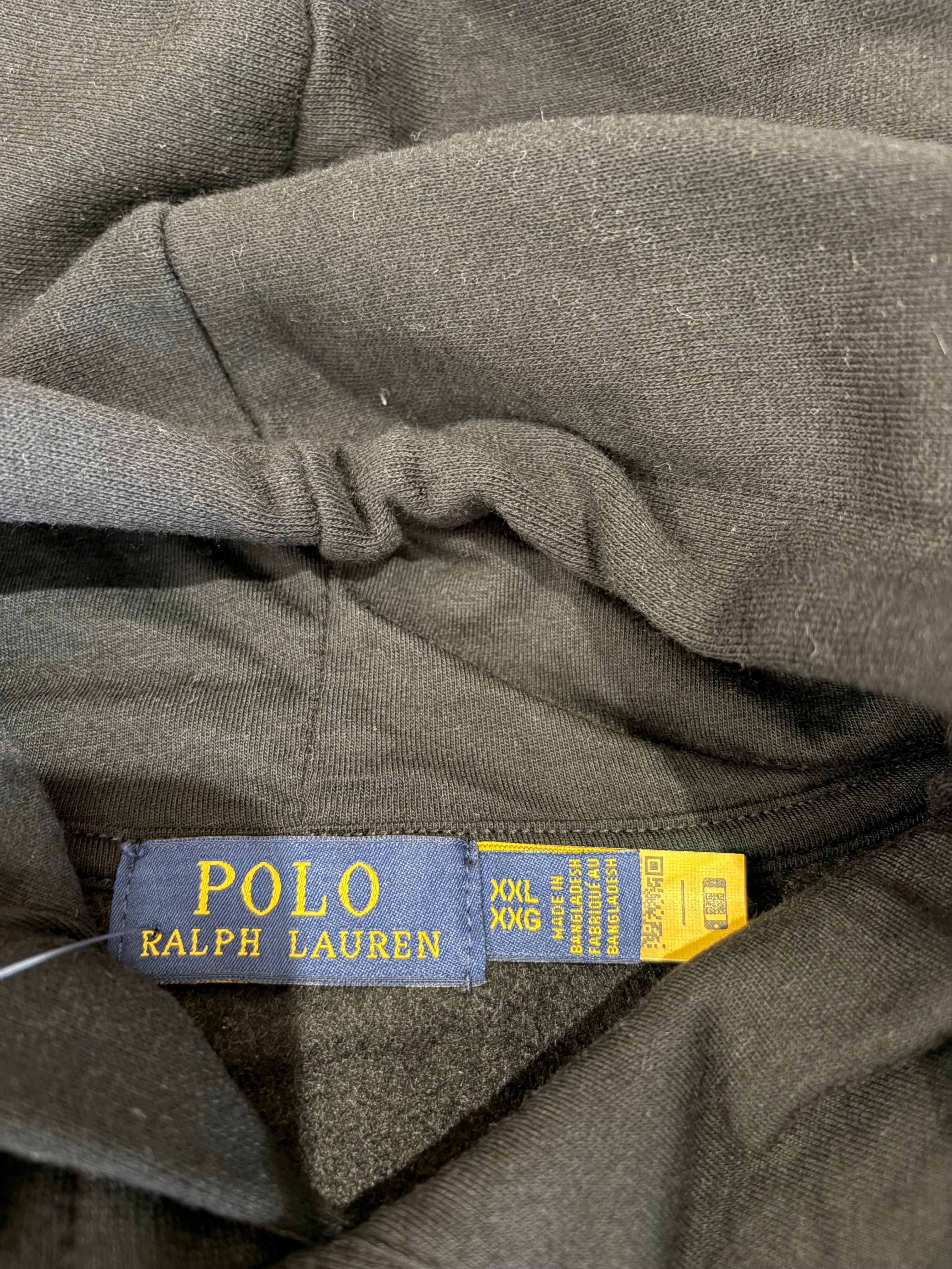 Sweat à Capuche Polo Ralph Lauren Homme Noir – Logo Brodé – Taille XXL – Neuf