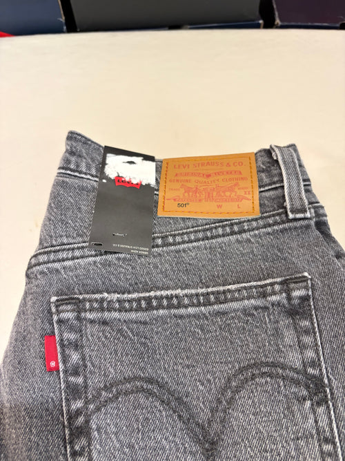 Jean Levi's® 501® Original Femme Gris Délavé – Taille W27 L32 – Neuf avec Étiquette
