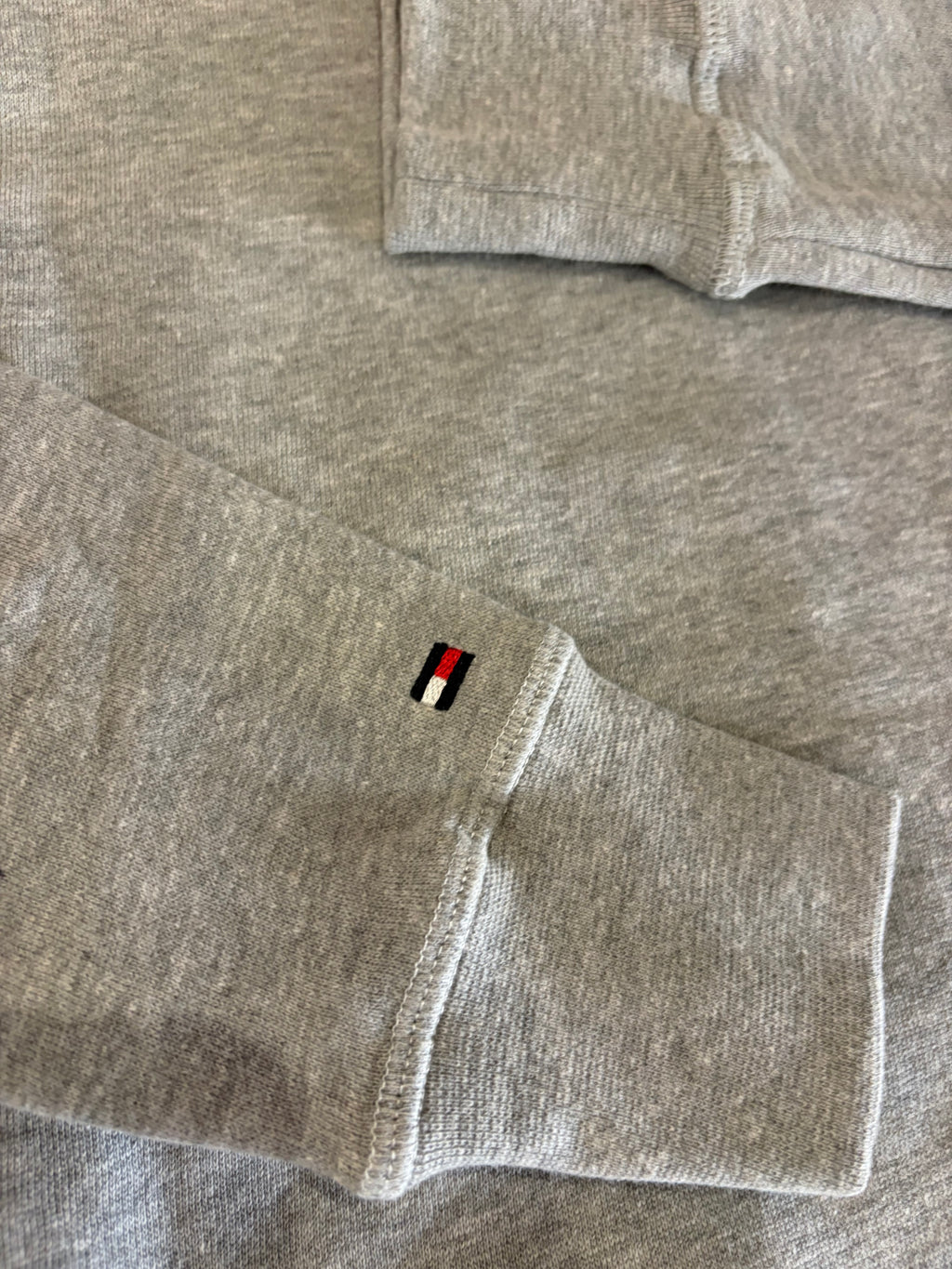 Sweat à capuche Tommy Hilfiger Logo Hoody Gris Chiné Homme Taille M