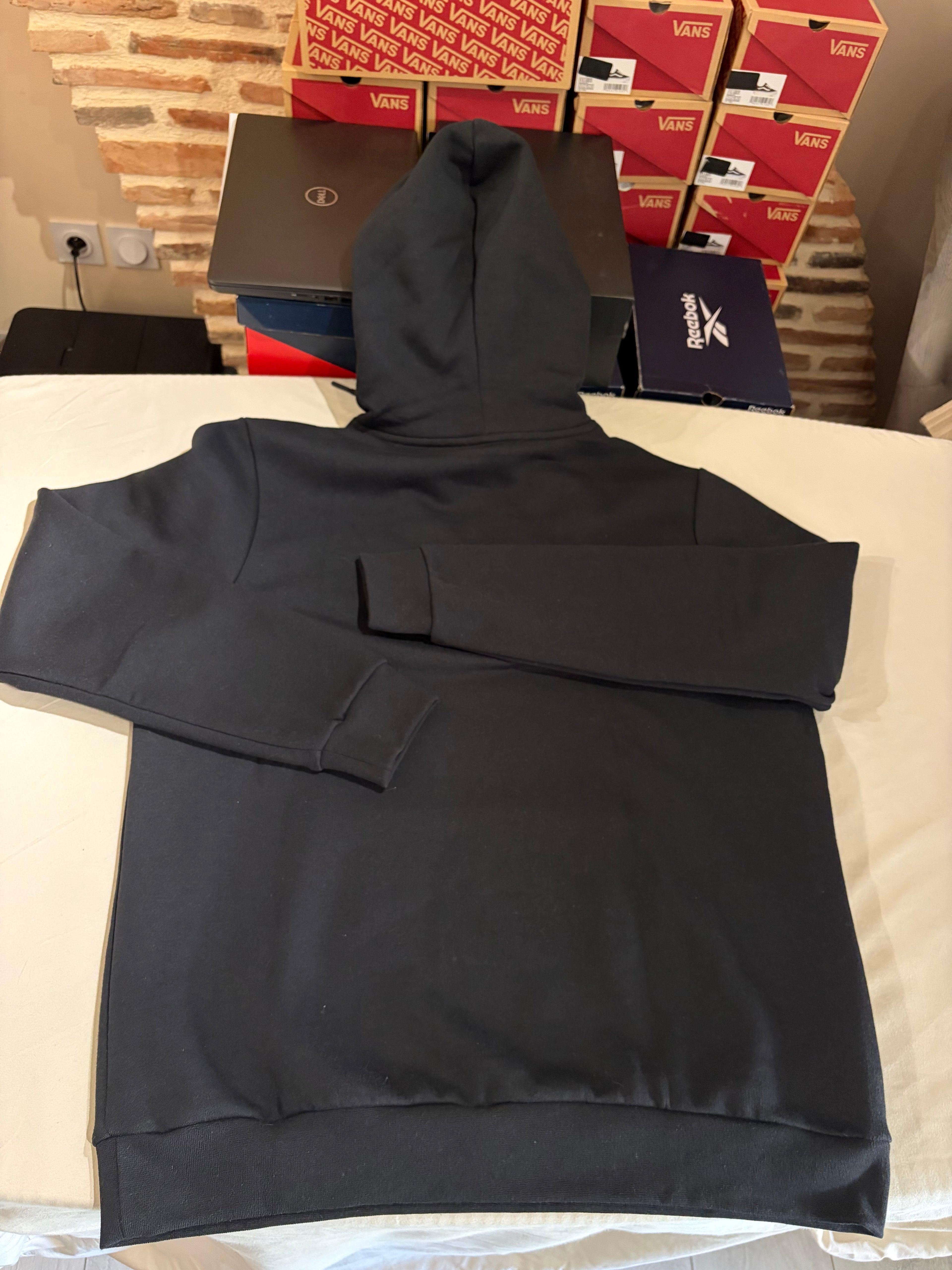 Sweat à capuche HUGO BOSS Wetalk Noir Homme – Taille XXL
