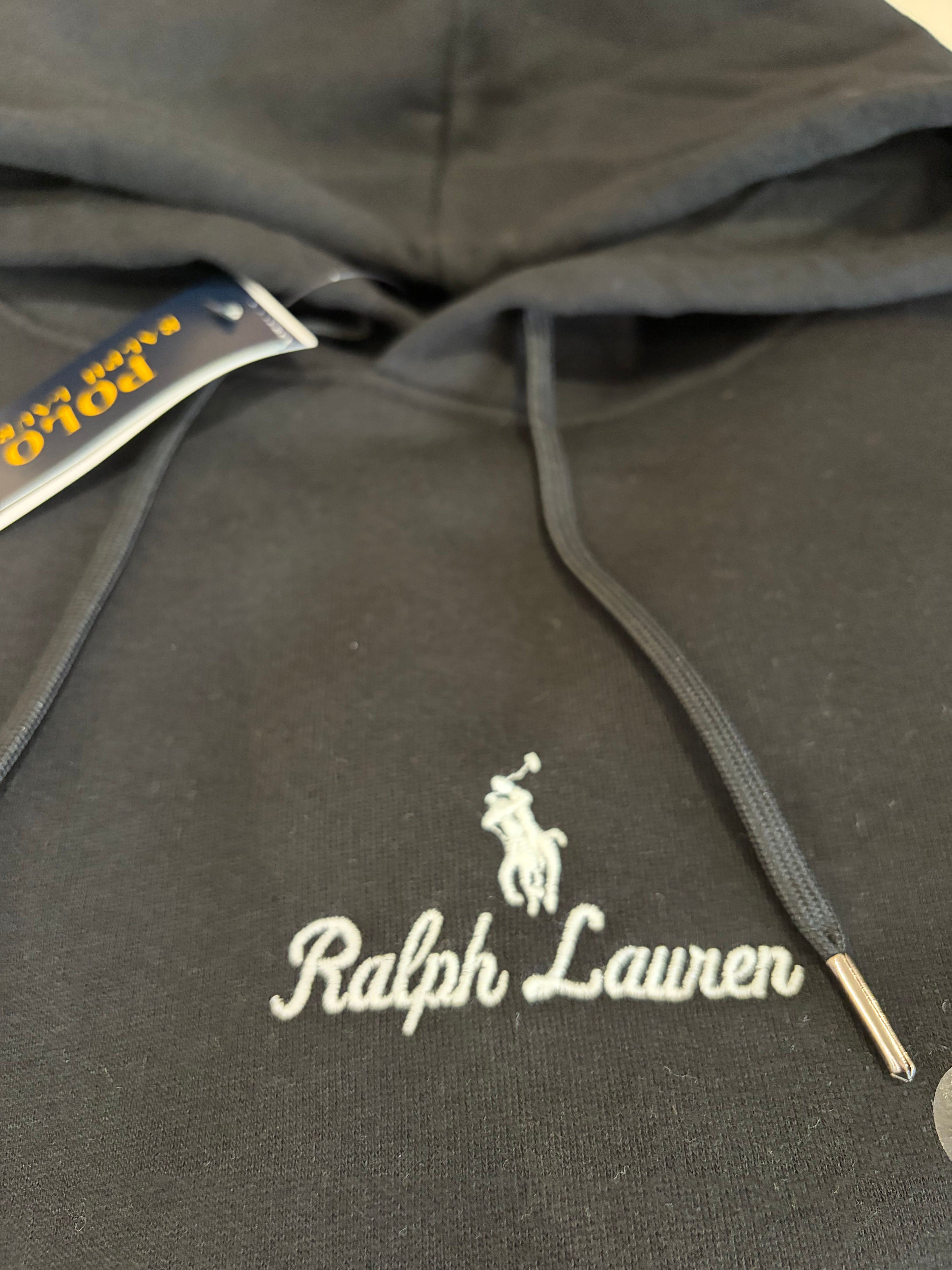 Sweat à Capuche Polo Ralph Lauren Homme Noir – Logo Brodé – Taille XXL – Neuf