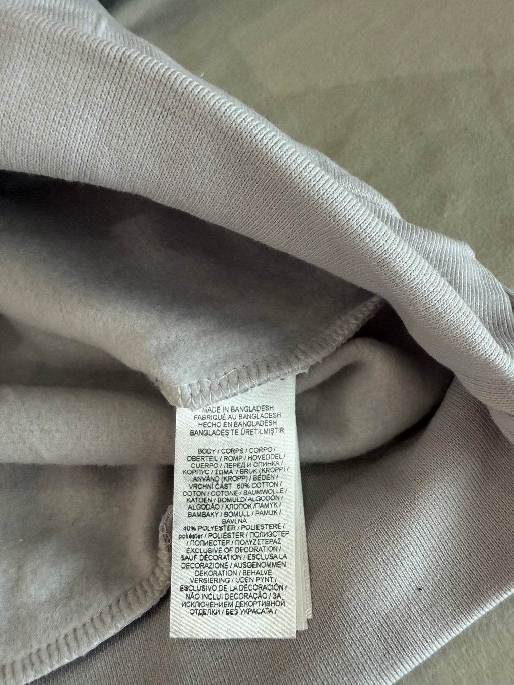 Sweat à capuche Polo Ralph Lauren Gris Perle Homme XXL - Logo brodé - Neuf