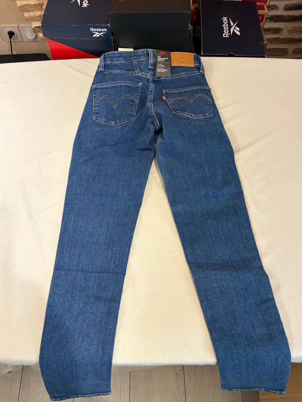 Levi's 721 High Rise Skinny Ankle Femme Neuf - Jean Bleu Denim Taille 23