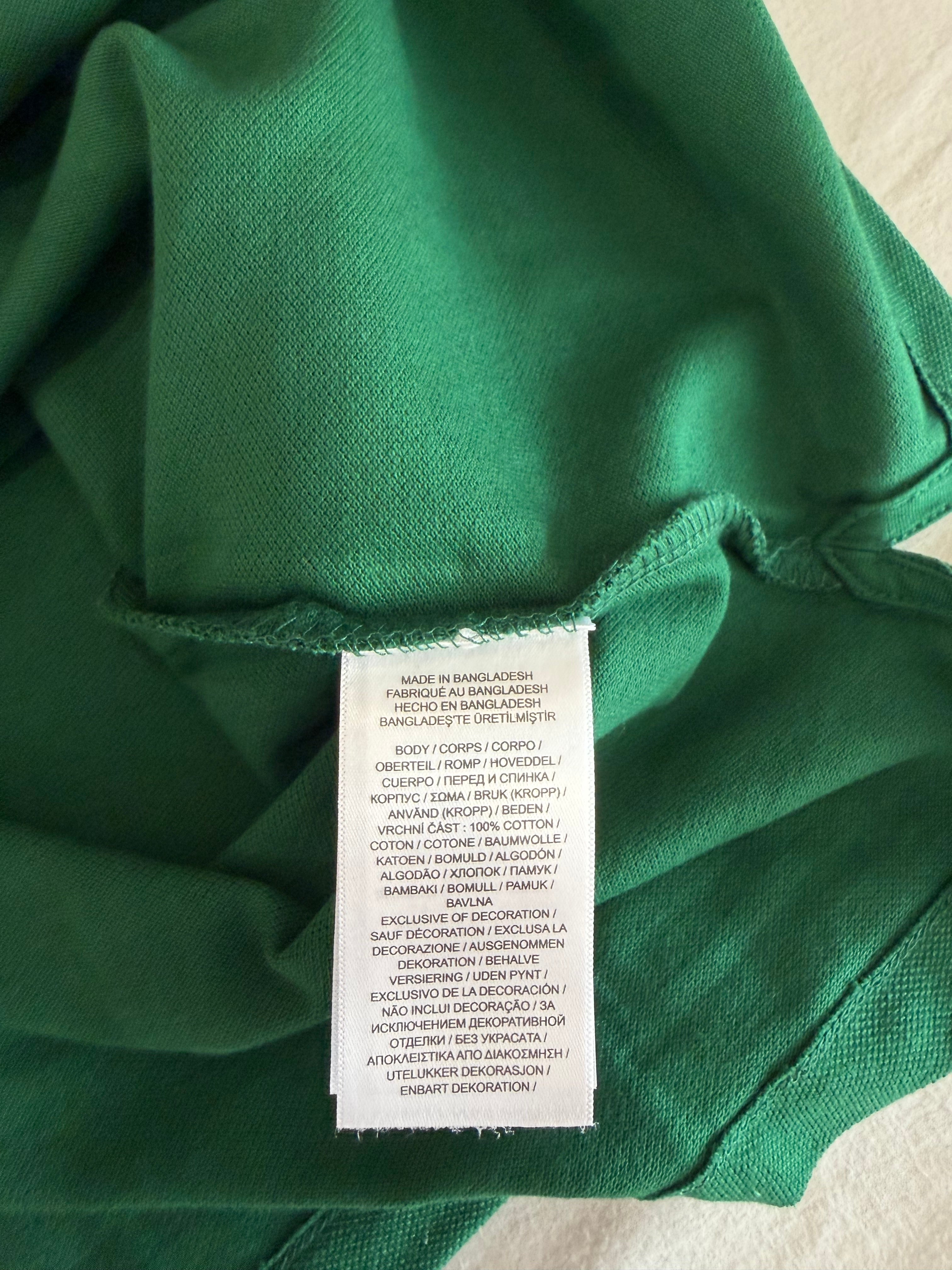 Polo Ralph Lauren Custom Slim Fit Vert Logo Violet Homme Taille M – Neuf avec étiquette