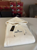 Sweat à capuche Polo Ralph Lauren Homme Blanc Cassé Taille M - Logo Brodé - Neuf