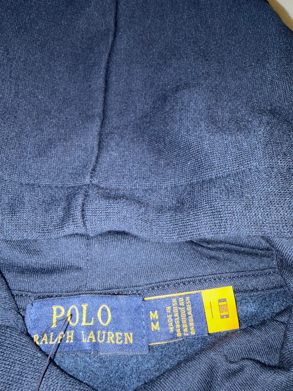 Sweat à capuche Polo Ralph Lauren Aviator Navy brodé – Homme – Taille M