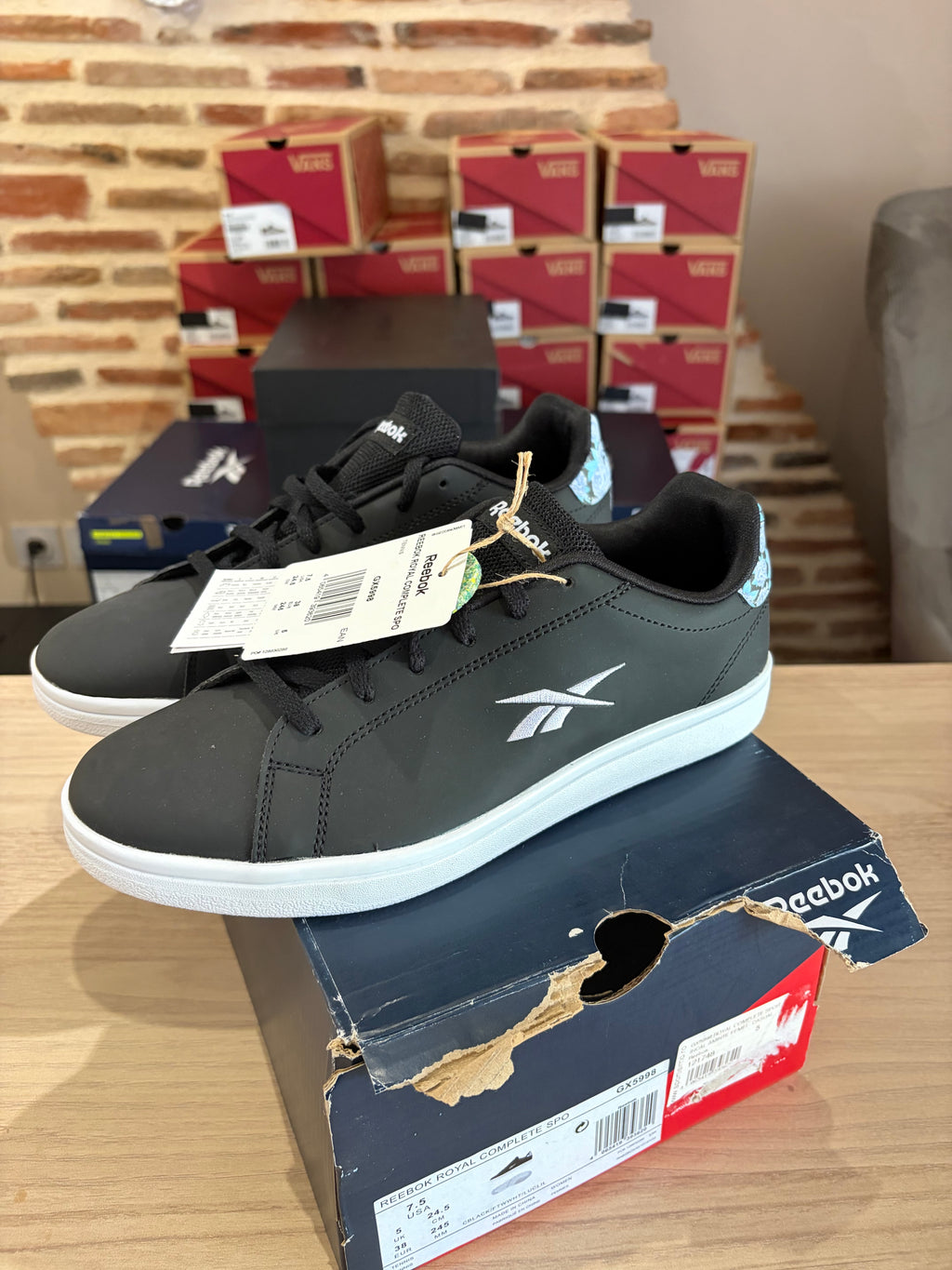 Reebok Royal Complete Spo GX5998 – Baskets Noires Unisexe Taille 38