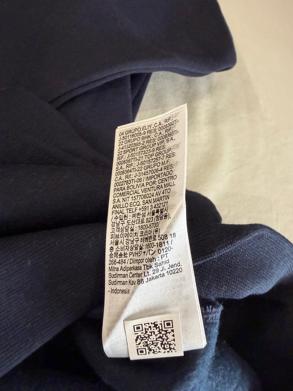 Sweat à Capuche Tommy Hilfiger Bleu Marine Logo Brodé Homme XXL