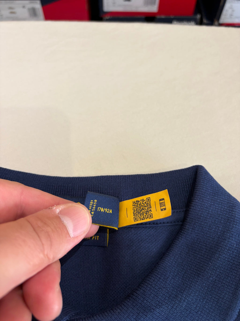 Polo Ralph Lauren Homme Custom Slim Fit Bleu Taille S Neuf