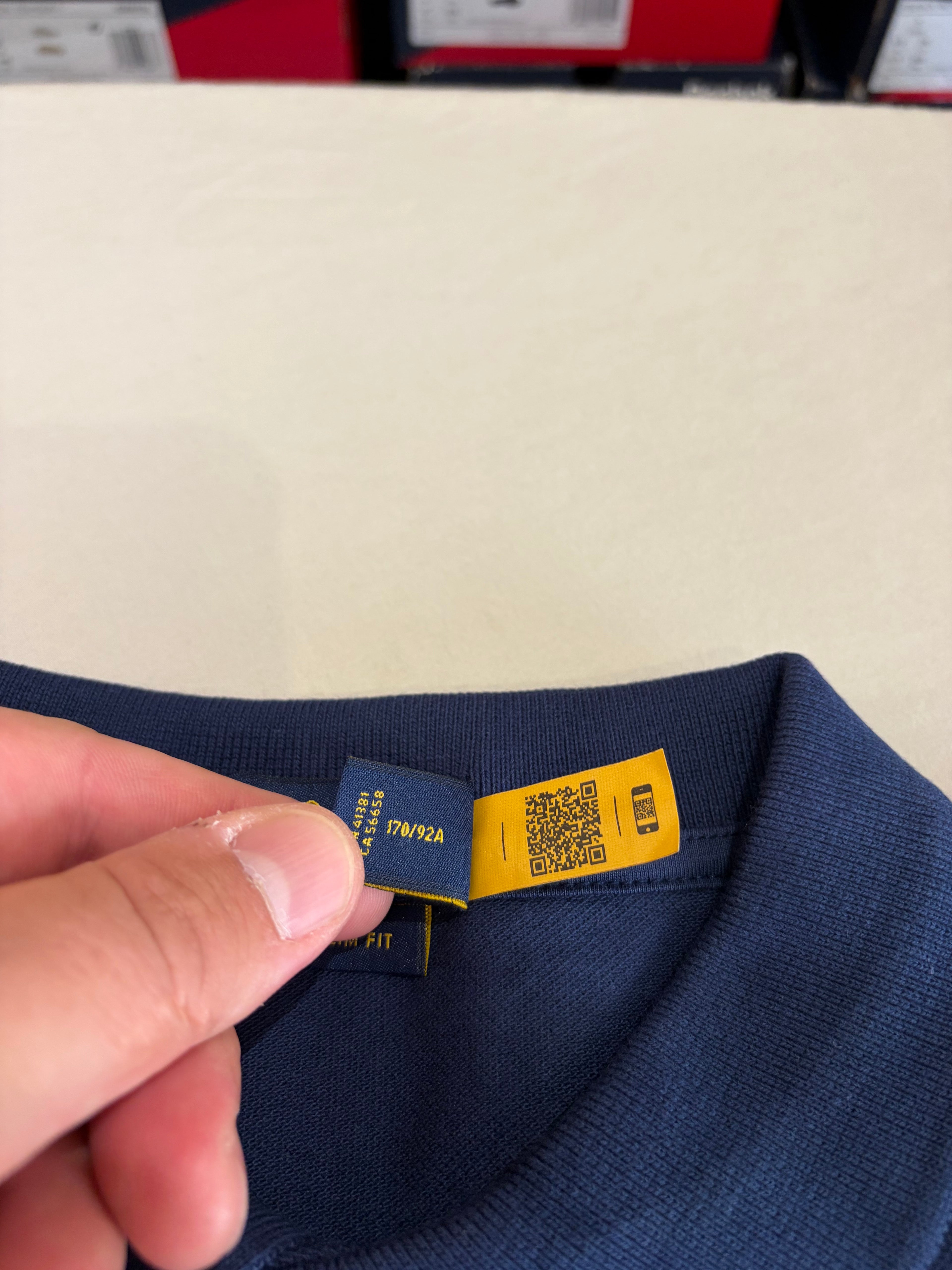 Polo Ralph Lauren Homme Custom Slim Fit Bleu Taille S Neuf