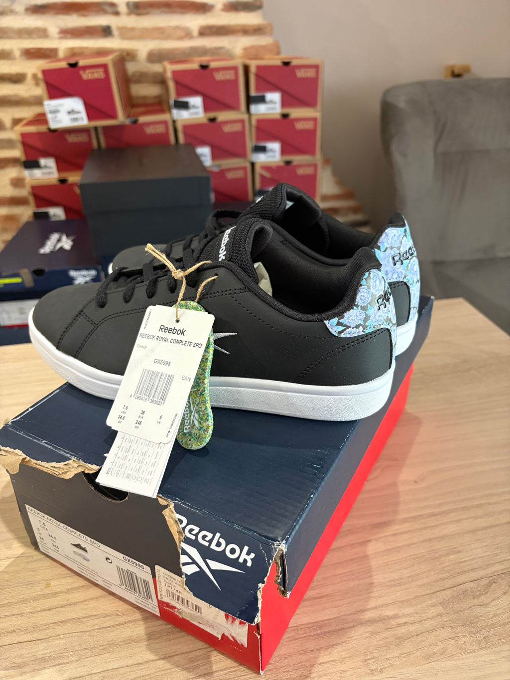 Reebok Royal Complete Spo GX5998 – Baskets Noires Unisexe Taille 38