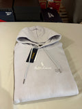 Sweat à capuche Polo Ralph Lauren gris perle brodé – Homme – Taille M