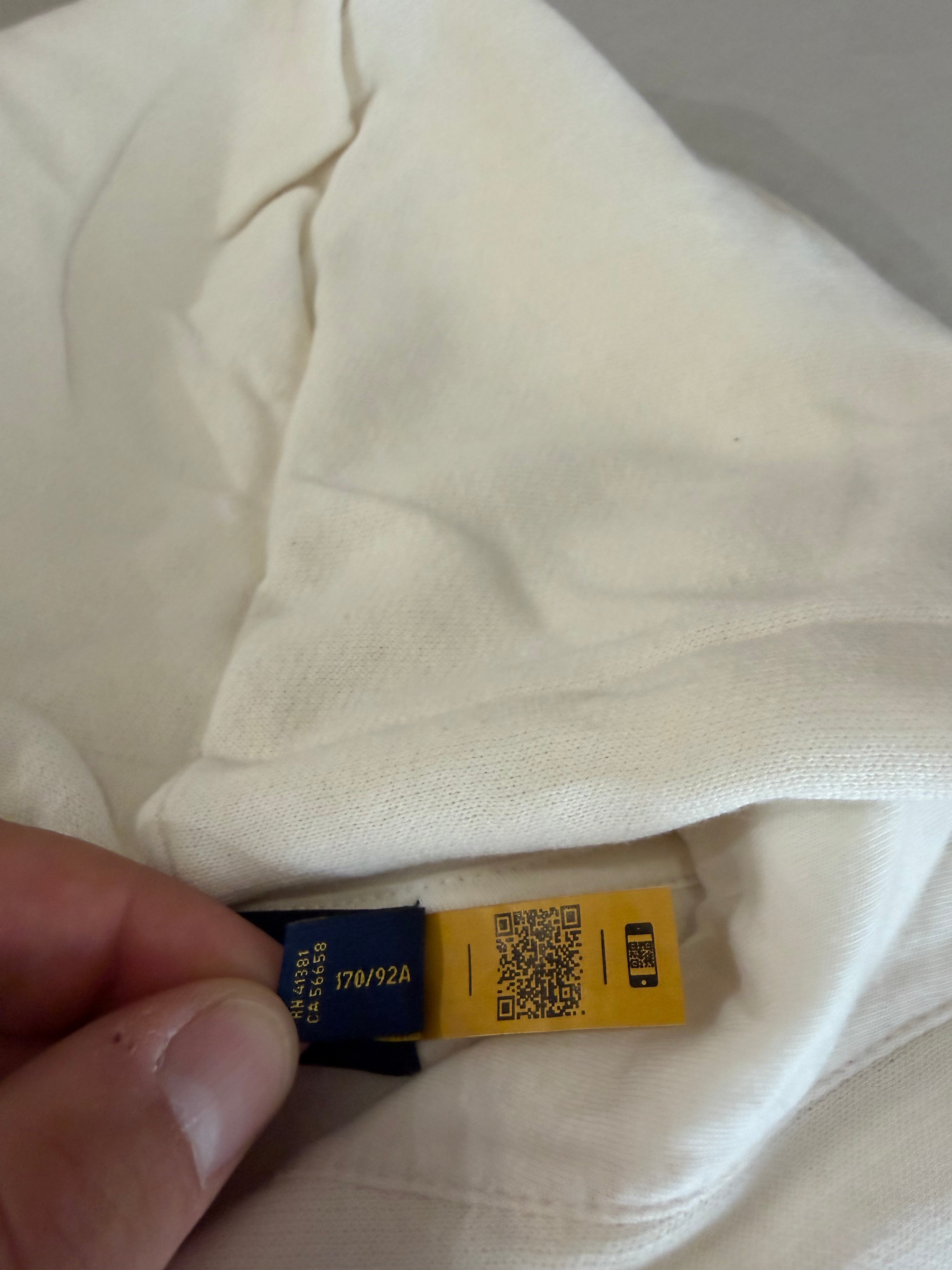 Sweat à capuche Polo Ralph Lauren Homme Blanc Cassé Taille M - Logo Brodé - Neuf