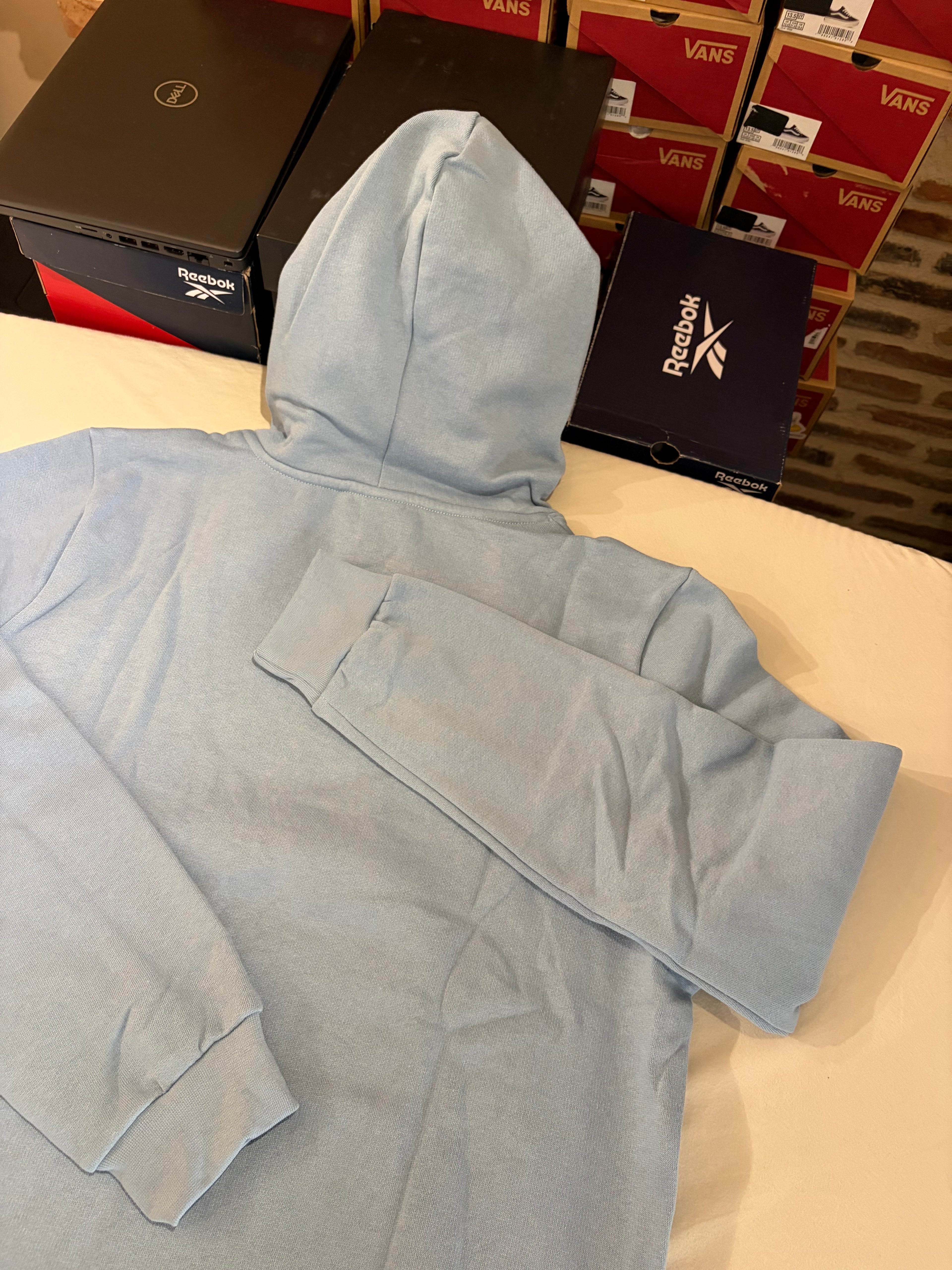 Sweat à capuche BOSS bleu ciel – Homme – Taille XXL – Neuf avec étiquette