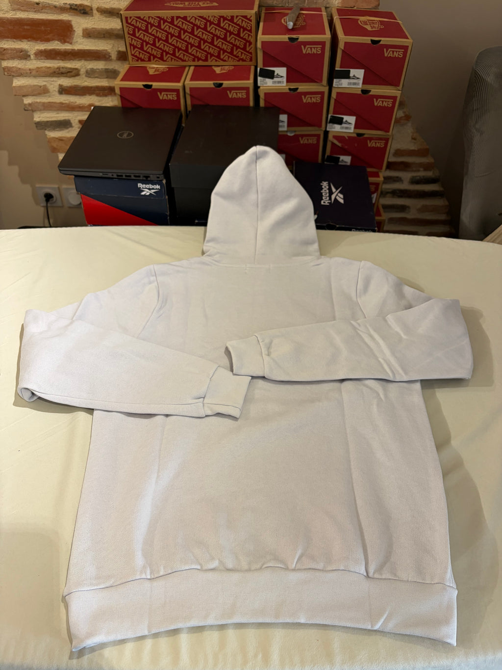 Polo Ralph Lauren – Sweat à Capuche Homme Gris Perle Soft Grey Brodé – Taille S