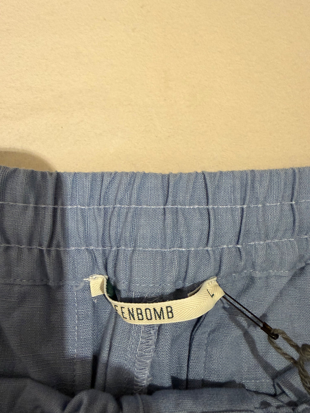 Short Greenbomb Right Sky Blue Fair Organic Homme Taille L Neuf avec Étiquette