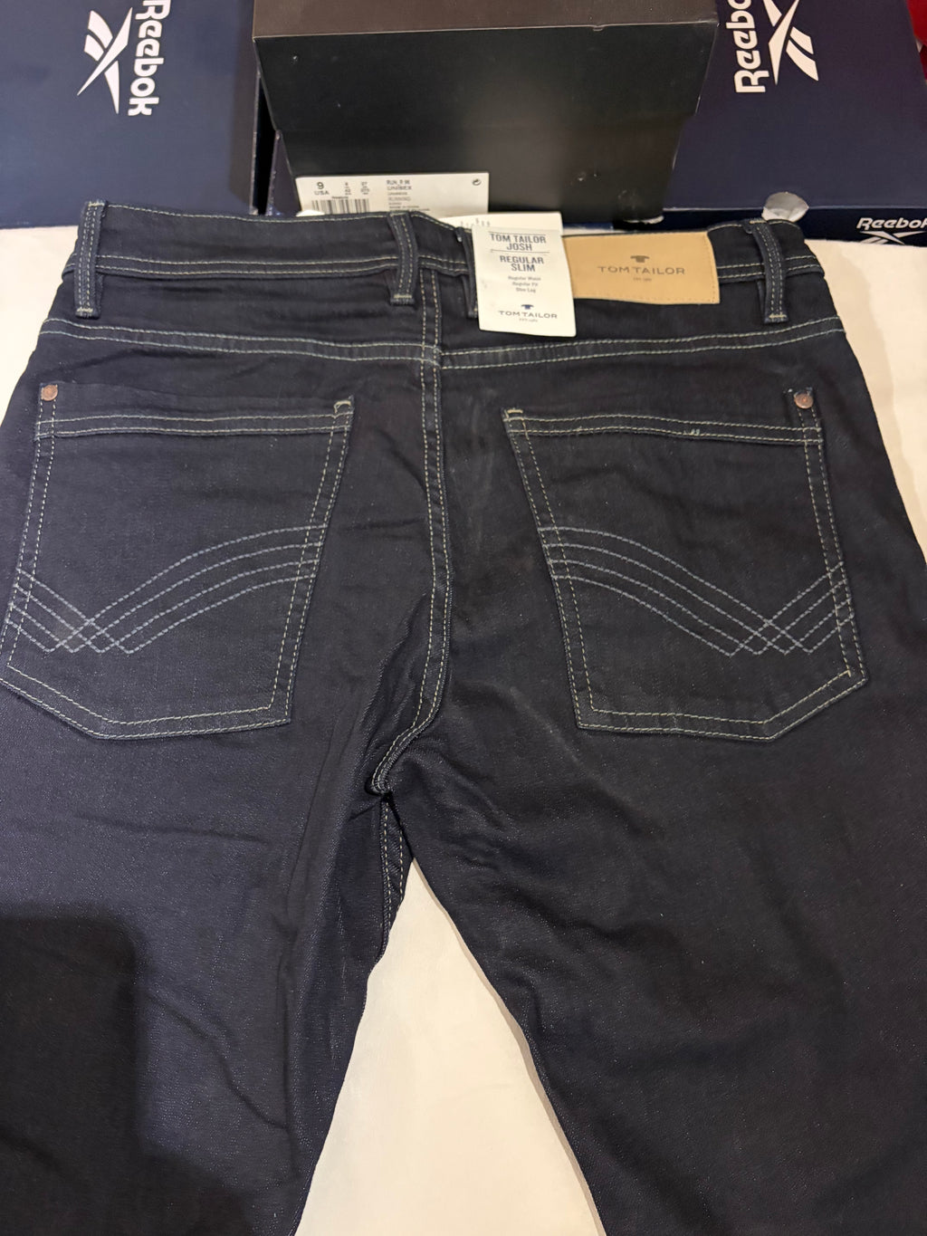 Jean Tom Tailor Josh Regular Slim Homme Bleu Brut – Neuf avec étiquettes – Taille 31/32