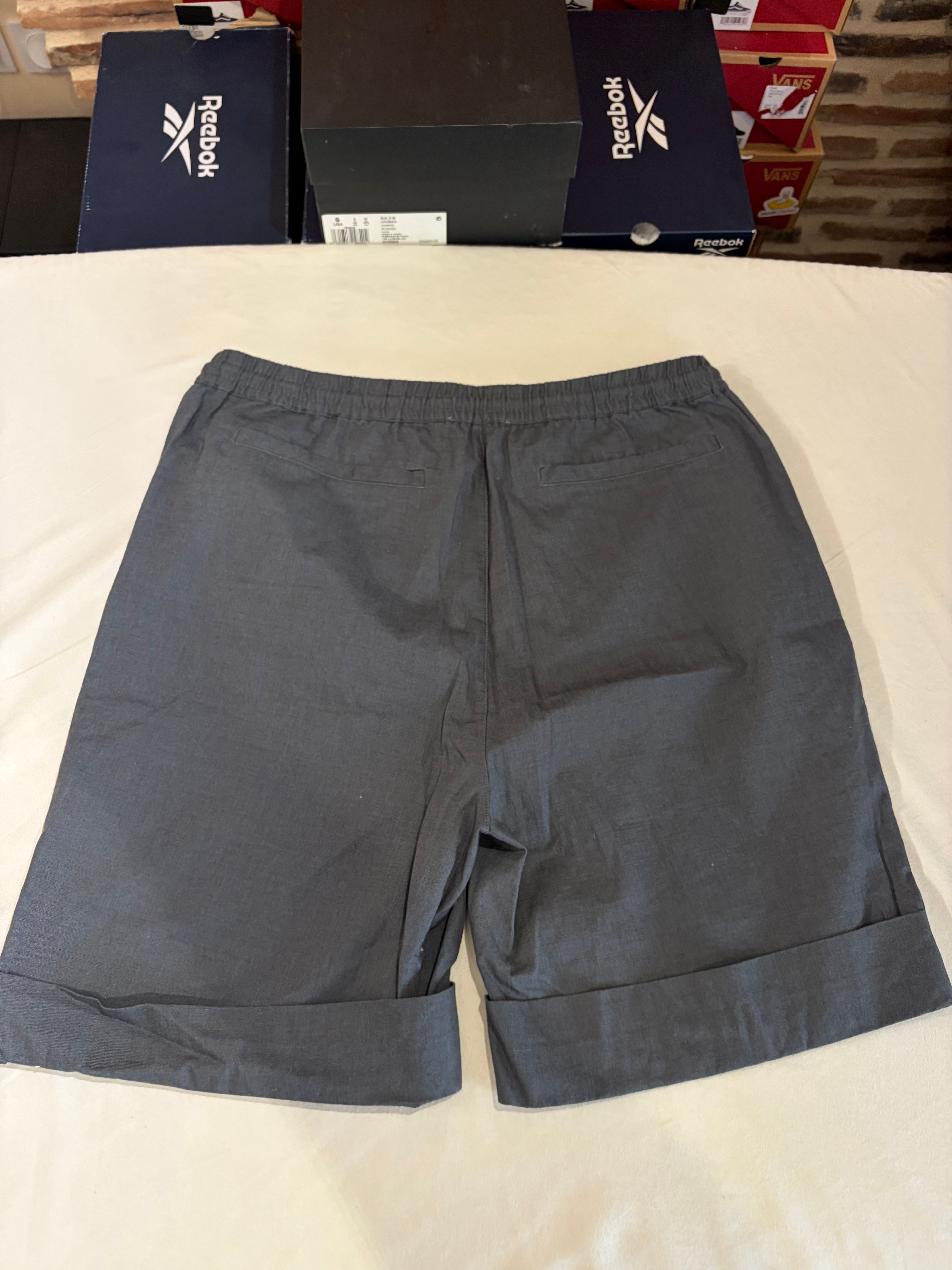 Short Greenbomb Homme Fair Organic Storm Grey – Coton Bio GOTS taille L – Neuf avec étiquette